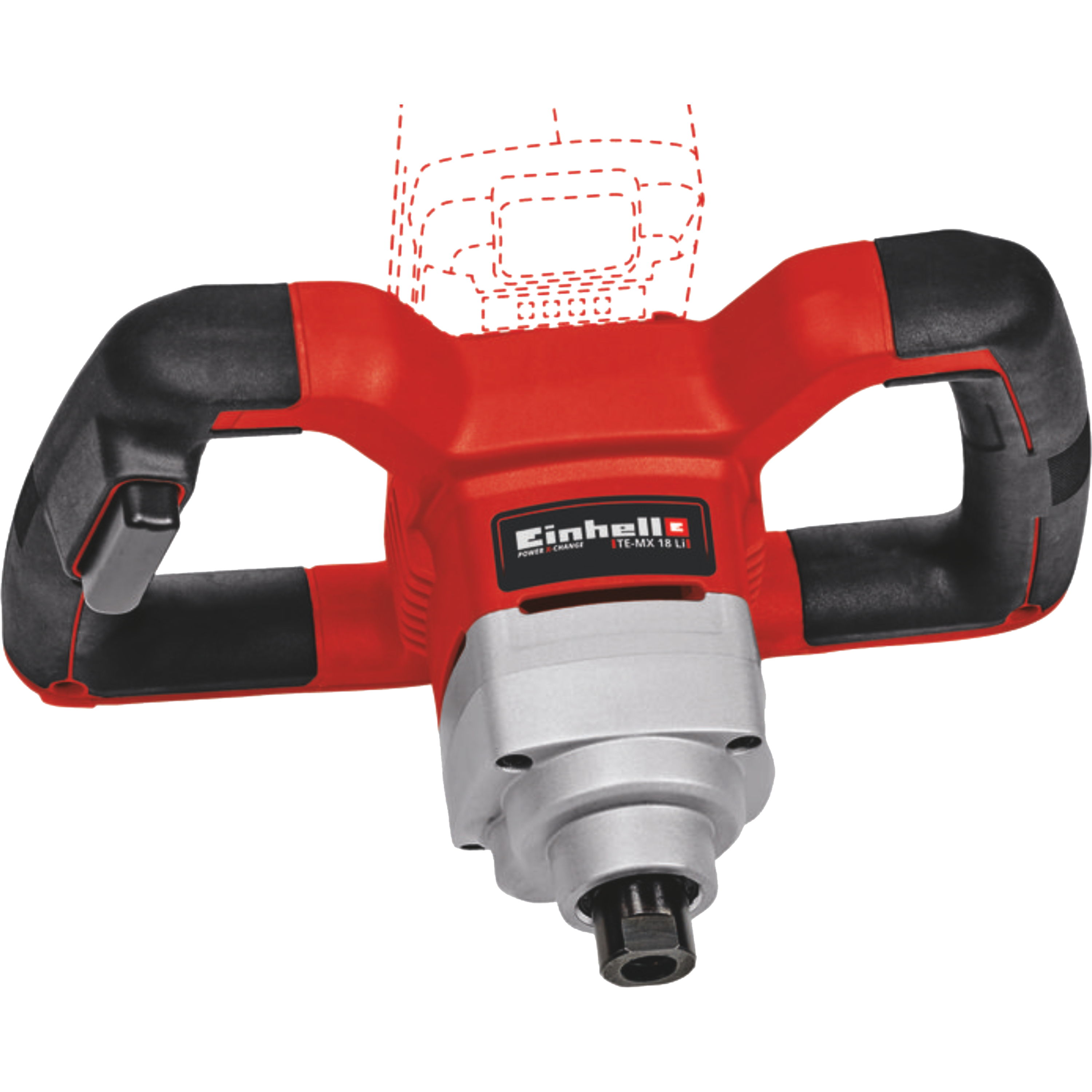 מערבל צבע נטען 18V (גוף ) Einhell TE-MX 18 LI-Solo – שנתיים אחריות ע