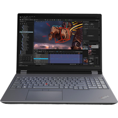 מחשב נייד Lenovo ThinkPad P16 Gen 2 - 21FA004PIV - Core i7-14700HX RTX 2000 1TB SSD 32GB RAM Windows 11 Pro - צבע אפור כהה שלוש שנות אחריות ע"י היבואן הרשמי