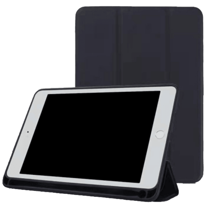 כיסוי ספר חכם Pouchino לטאבלט Apple iPad 10.2'' 2019-2021 - צבע שחור