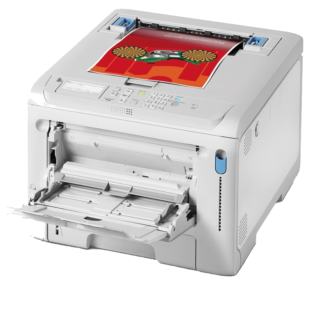 מדפסת לייזר דו צדדית Oki C650DN - צבע אפור שלוש שנות אחריות ע