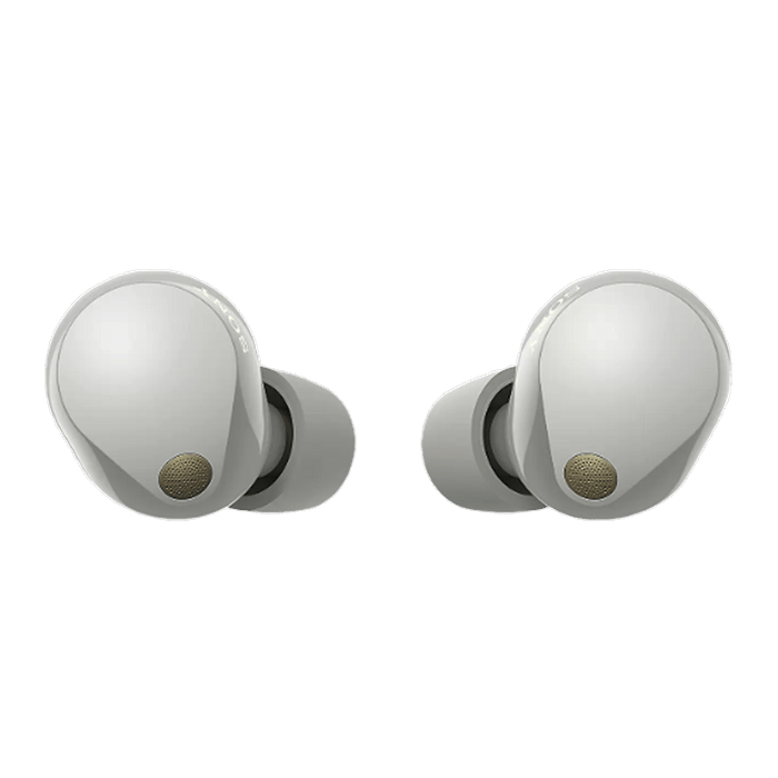 אוזניות אלחוטיות Sony WF-1000XM5S - צבע כסוף שנתיים אחריות עי ידי היבואן הרשמי