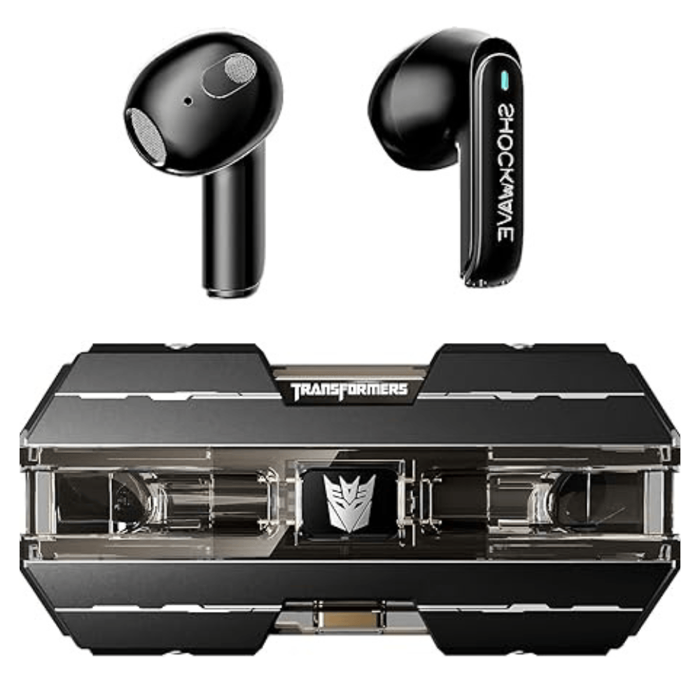 אוזניות אלחוטיות Transformers TF-101 ANC TWS - צבע שחור שנה אחריות ע