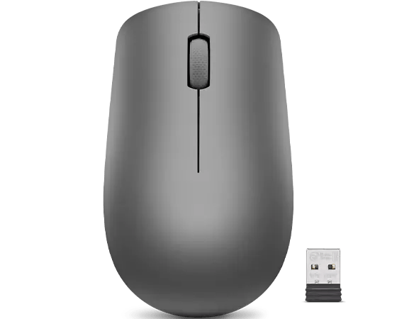 עכבר אלחוטי Lenovo 530 - צבע שחור גרפיט שנה אחריות ע