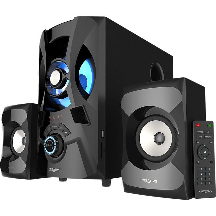 רמקולים אלחוטיים עם סאבוופר למחשב Creative SBS E2900 2.1 Bluetooth - צבע שחור שנה אחריות עי היבואן הרשמי