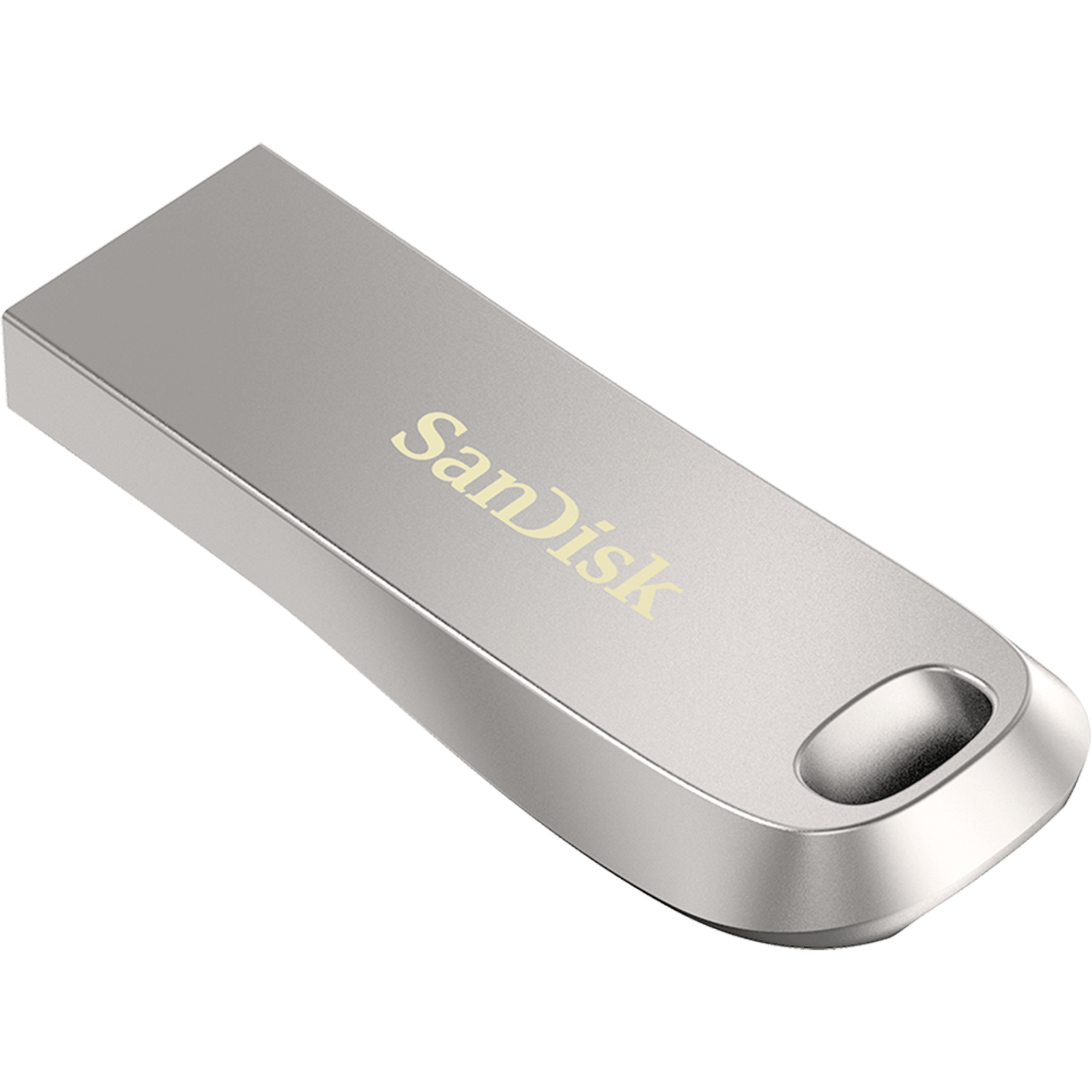זיכרון נייד SanDisk Ultra Luxe USB 3.2 64GB SDCZ74-064G-G46 - צבע כסוף חמש שנות אחריות ע