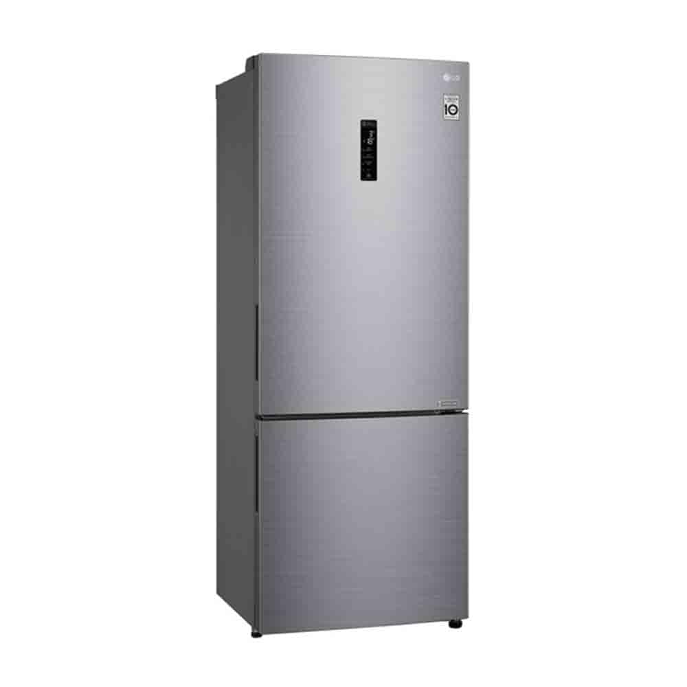 מקרר מקפיא תחתון 451 ליטר נטו LG GR-B479BF - גימור נירוסטה מוברשת אחריות ע