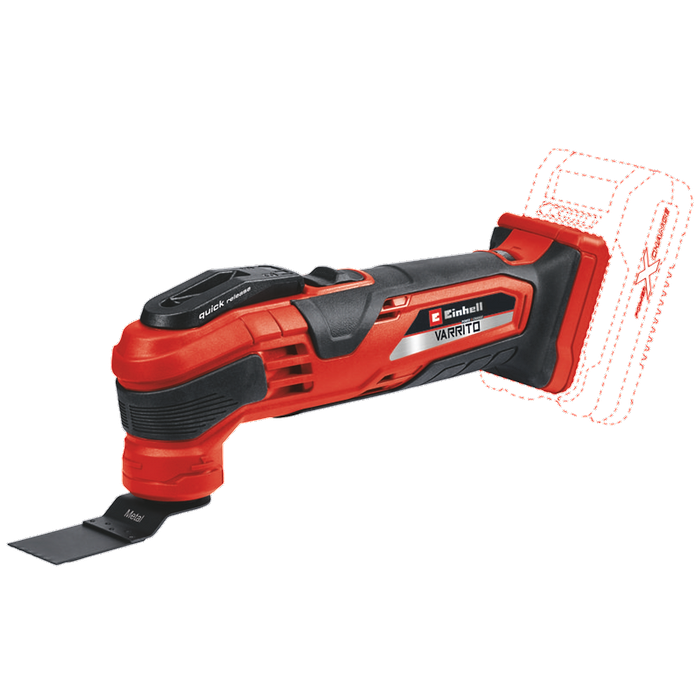 מולטיטול נטען  18V (גוף )  Einhell VARRITO-Solo – שנתיים אחריות עי היבואן הרשמי