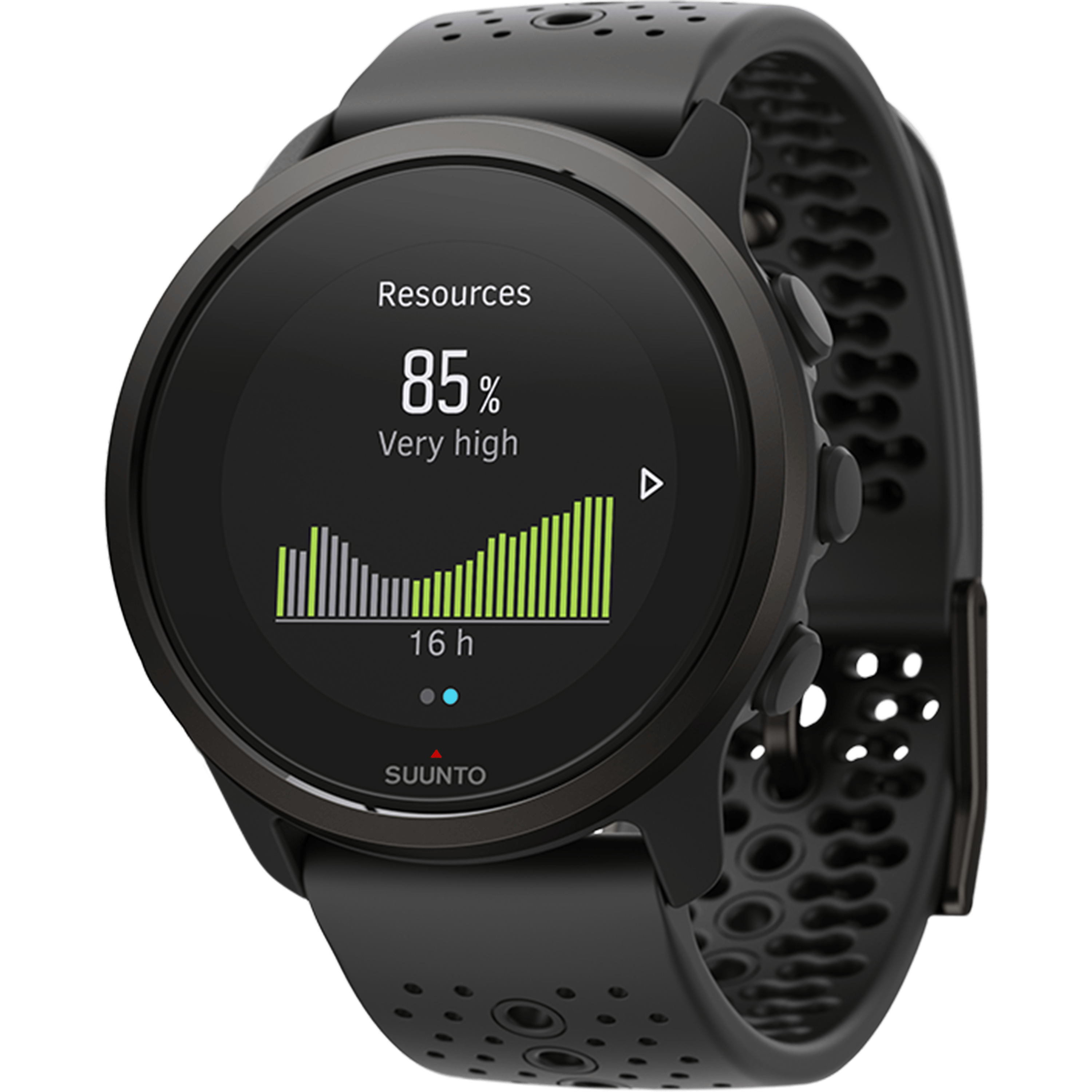 שעון ספורט חכם Suunto 5 Peak GPS 43mm - צבע שחור שנתיים אחריות ע