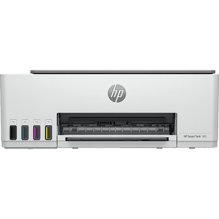 מדפסת אלחוטית משולבת HP Smart Tank 580 All-in-One - צבע לבן שנה אחריות עי היבואן הרשמי