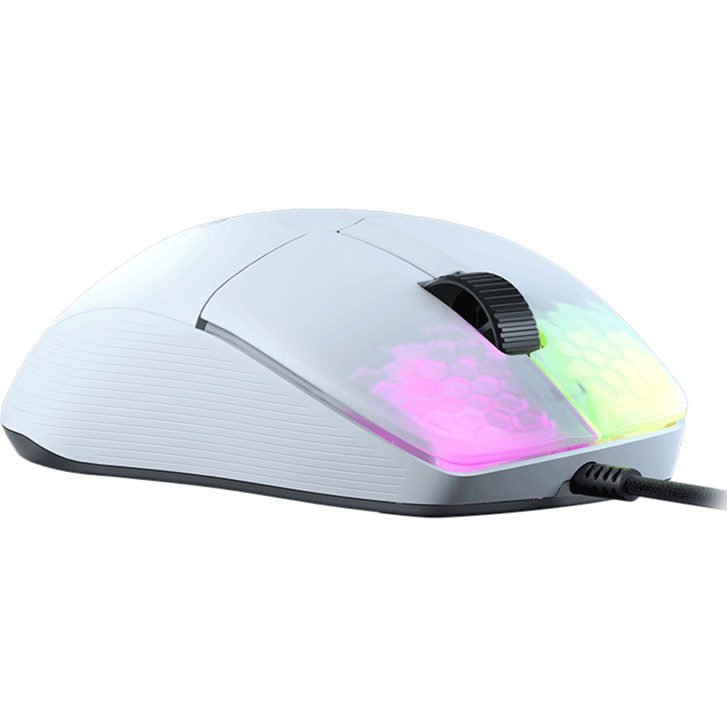 עכבר גיימינג חוטי Roccat Kone Pro - צבע לבן שנה אחריות ע