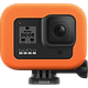 מצוף Floaty למצלמת GoPro Hero8 - צבע כתום שנתיים אחריות ע