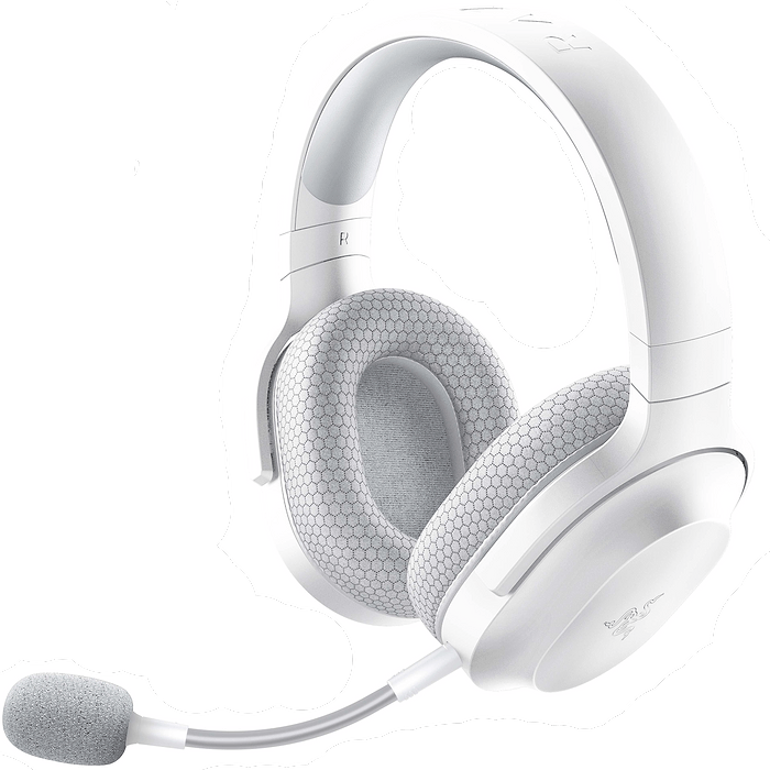 אוזניות גיימינג אלחוטיות Razer Barracuda X - צבע לבן שנתיים אחריות עי היבואן הרשמי