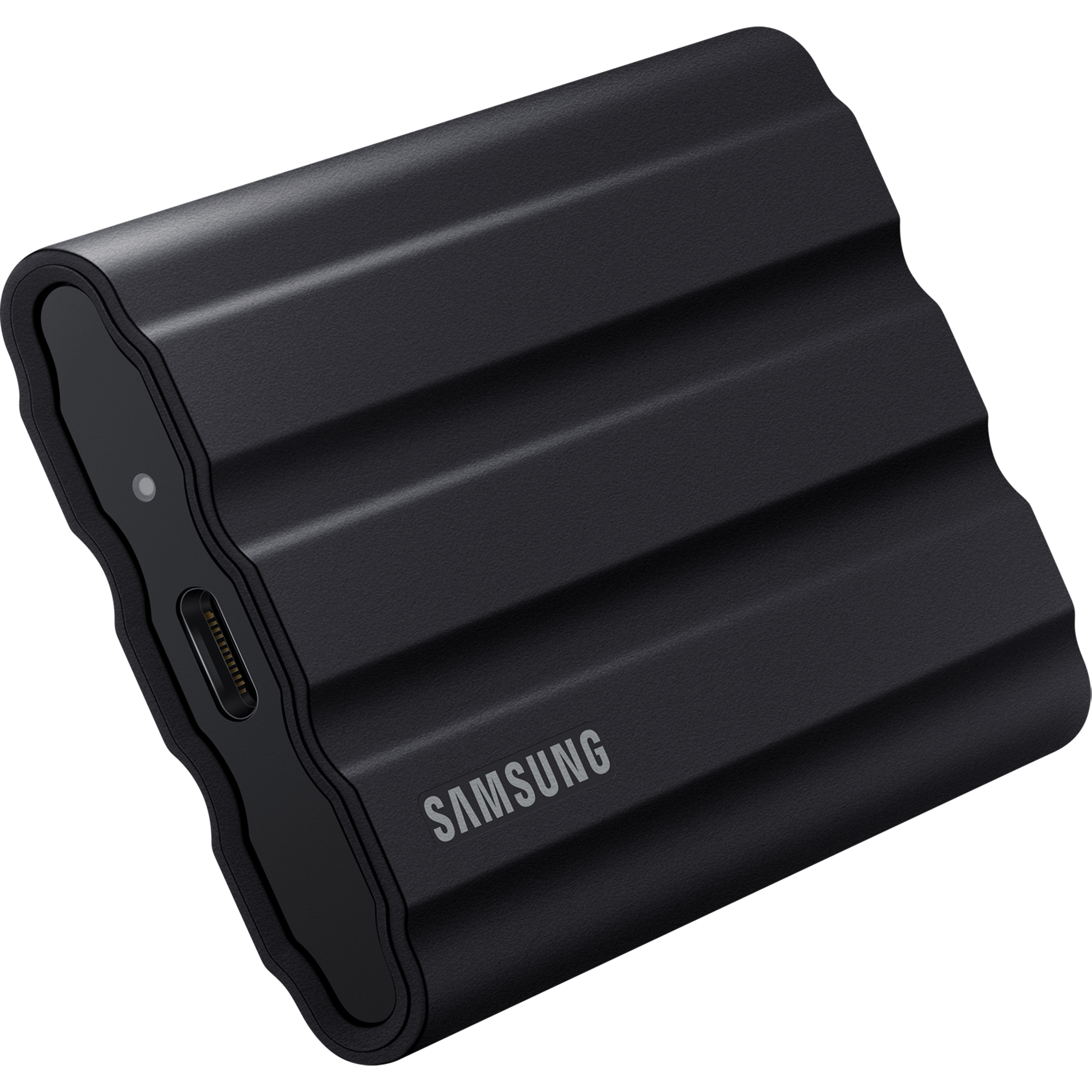 כונן SSD חיצוני נייד Samsung T7 Shield MU-PE1T0S/WW 1TB USB 3.2 Gen 2 IP65 - צבע שחור שלוש שנות אחריות ע