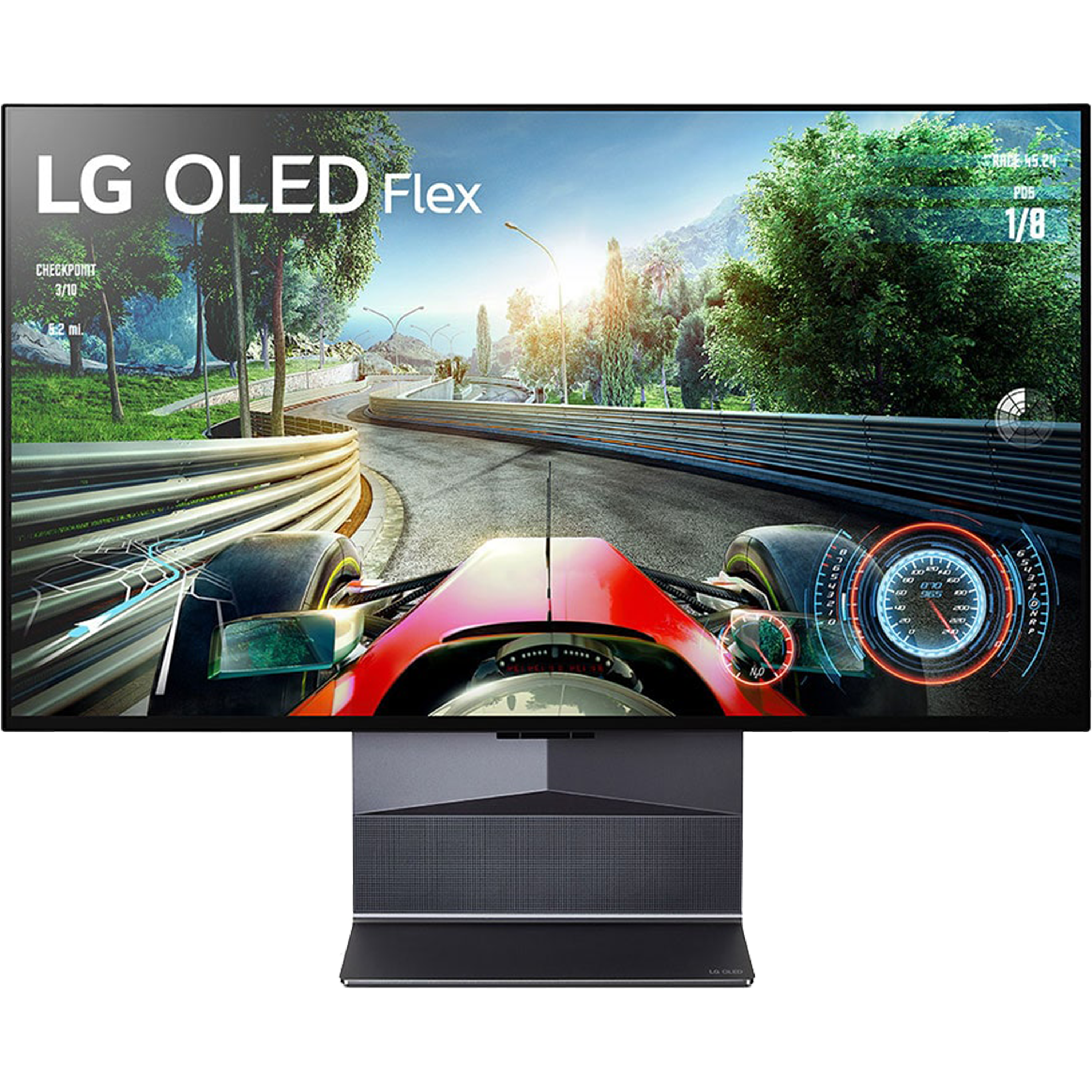 טלוויזיה / מסך מחשב גיימינג גמיש 42'' LG OLED Flex 42LX3Q6LA G-Sync Smart 4K UHD HDR 1ms 120Hz - צבע שחור שלוש שנות אחריות ע