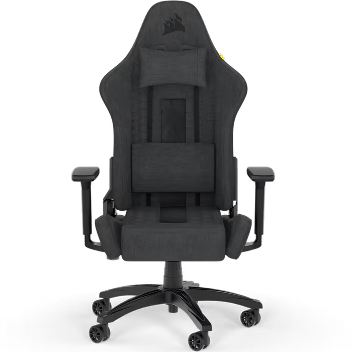 כיסא גיימינג Corsair TC100 - צבע אפור שחור שנתיים אחריות עי היבואן הרשמי