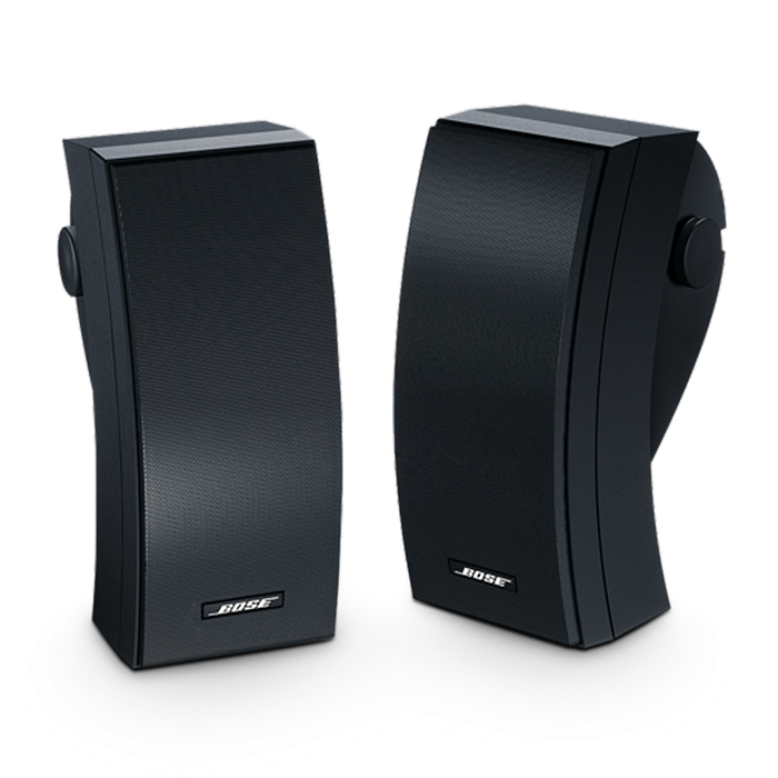 זוג רמקולים סטריאו חיצוניים Bose 251 - צבע שחור שנה אחריות עי היבואן הרשמי