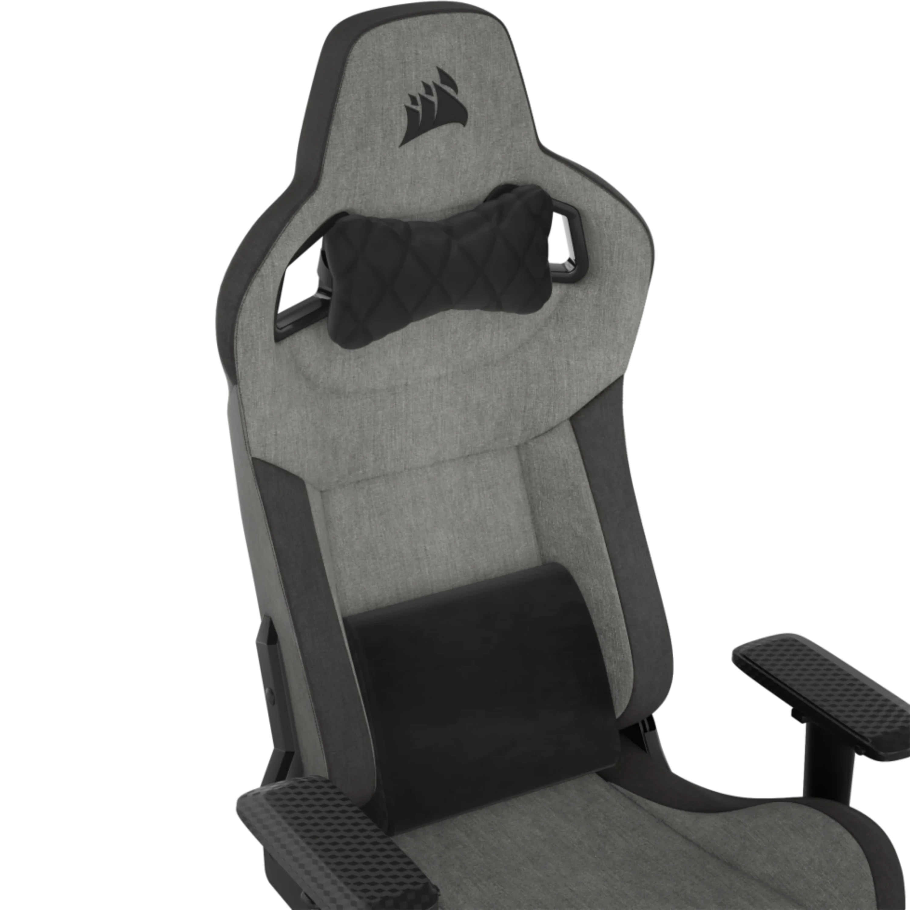 כיסא גיימינג Corsair T3 Rush 2023 - צבע אפור פחם שנתיים אחריות ע