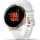 שעון ספורט חכם Garmin Venu 2S GPS 40.4mm - צבע זהב ורוד שנתיים אחריות ע"י היבואן הרשמי