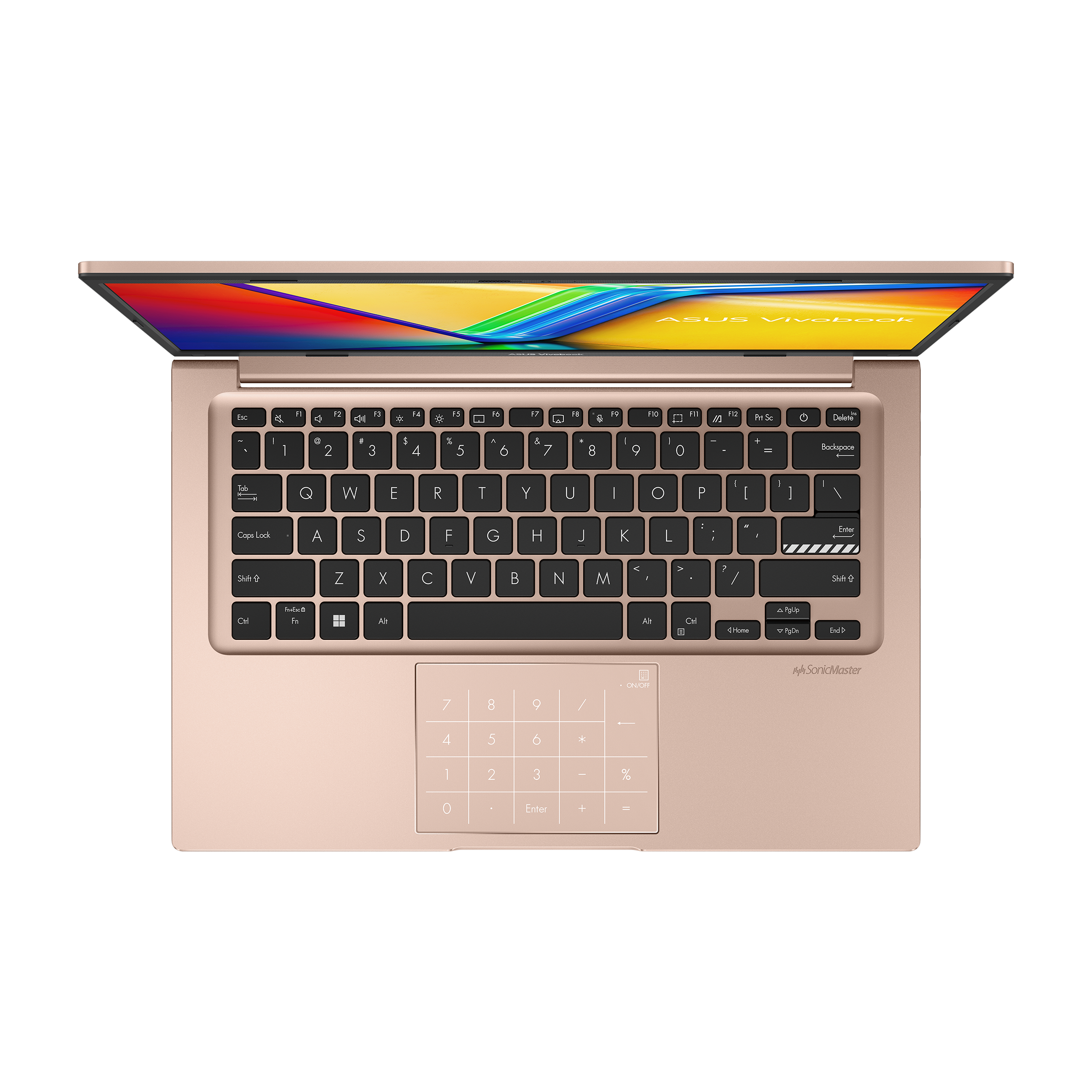 מחשב נייד Asus VivoBook 14 X1404ZA-NK653 - Core i5-1235U 1TB SSD 16GB RAM - צבע ורוד זהב שנה אחריות ע