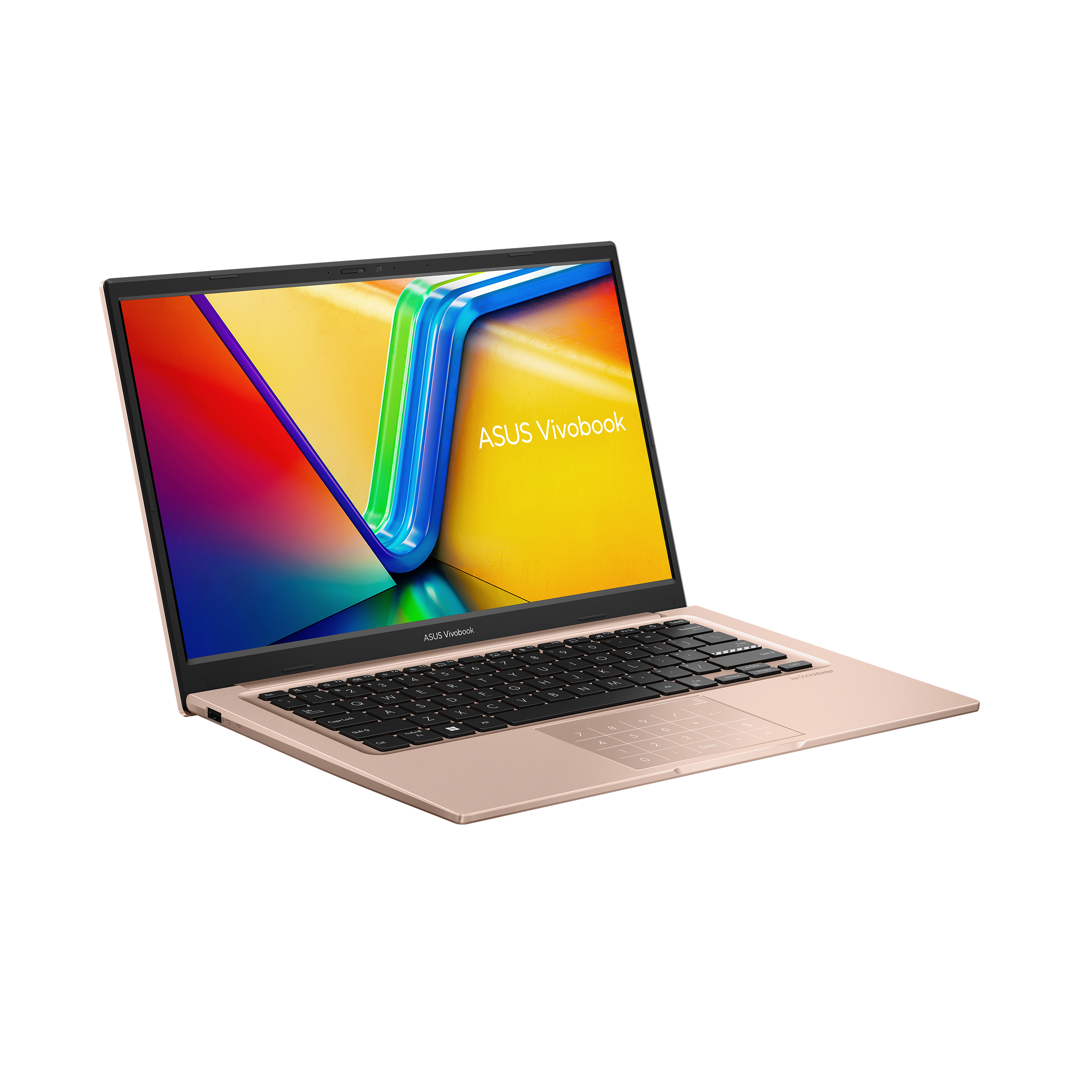 מחשב נייד Asus VivoBook 14 X1404VA-EB826 - Core i5-1334U 512GB SSD 8GB RAM - צבע ורוד זהב שנה אחריות ע