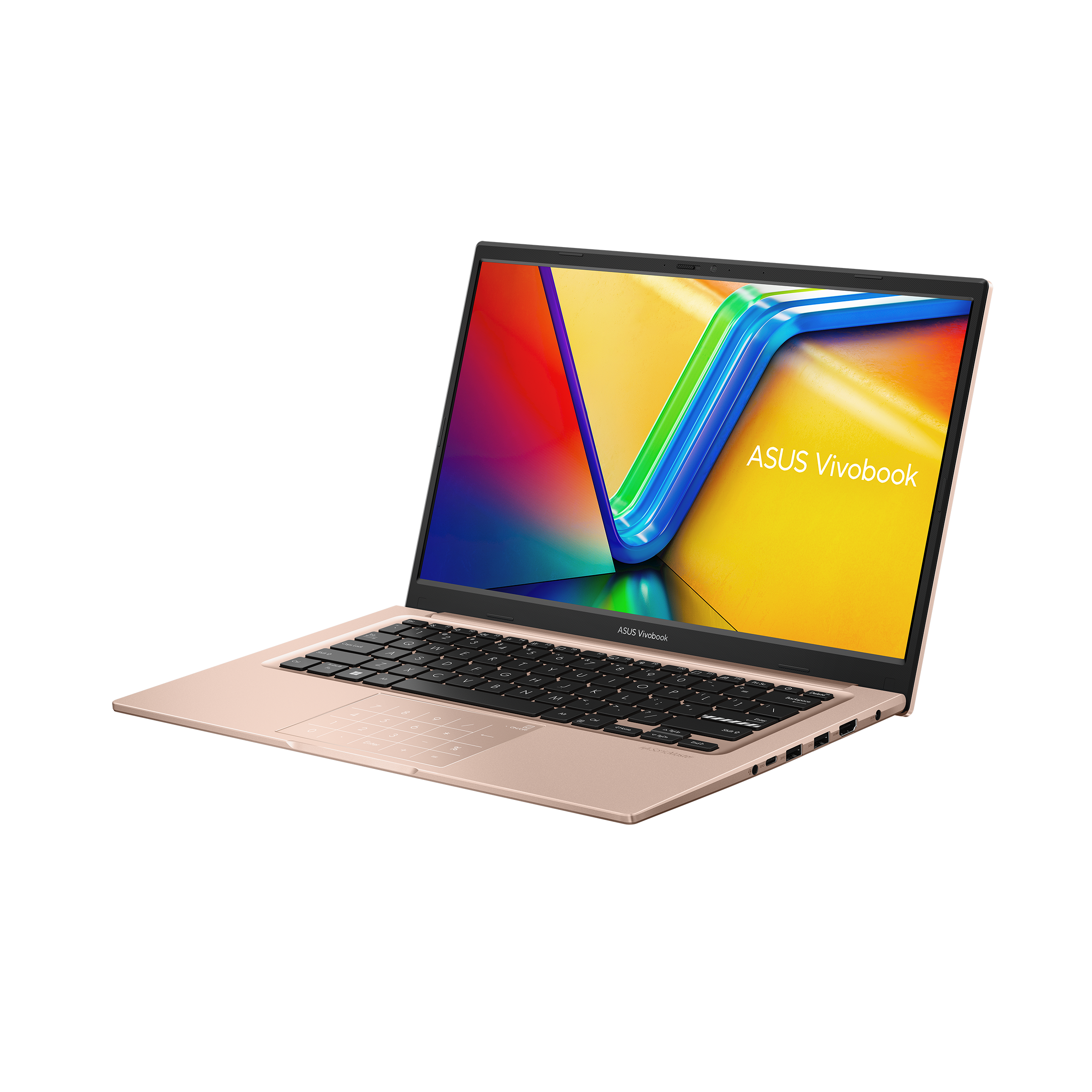 מחשב נייד Asus VivoBook 14 X1404VA-EB826 - Core i5-1334U 512GB SSD 8GB RAM - צבע ורוד זהב שנה אחריות ע