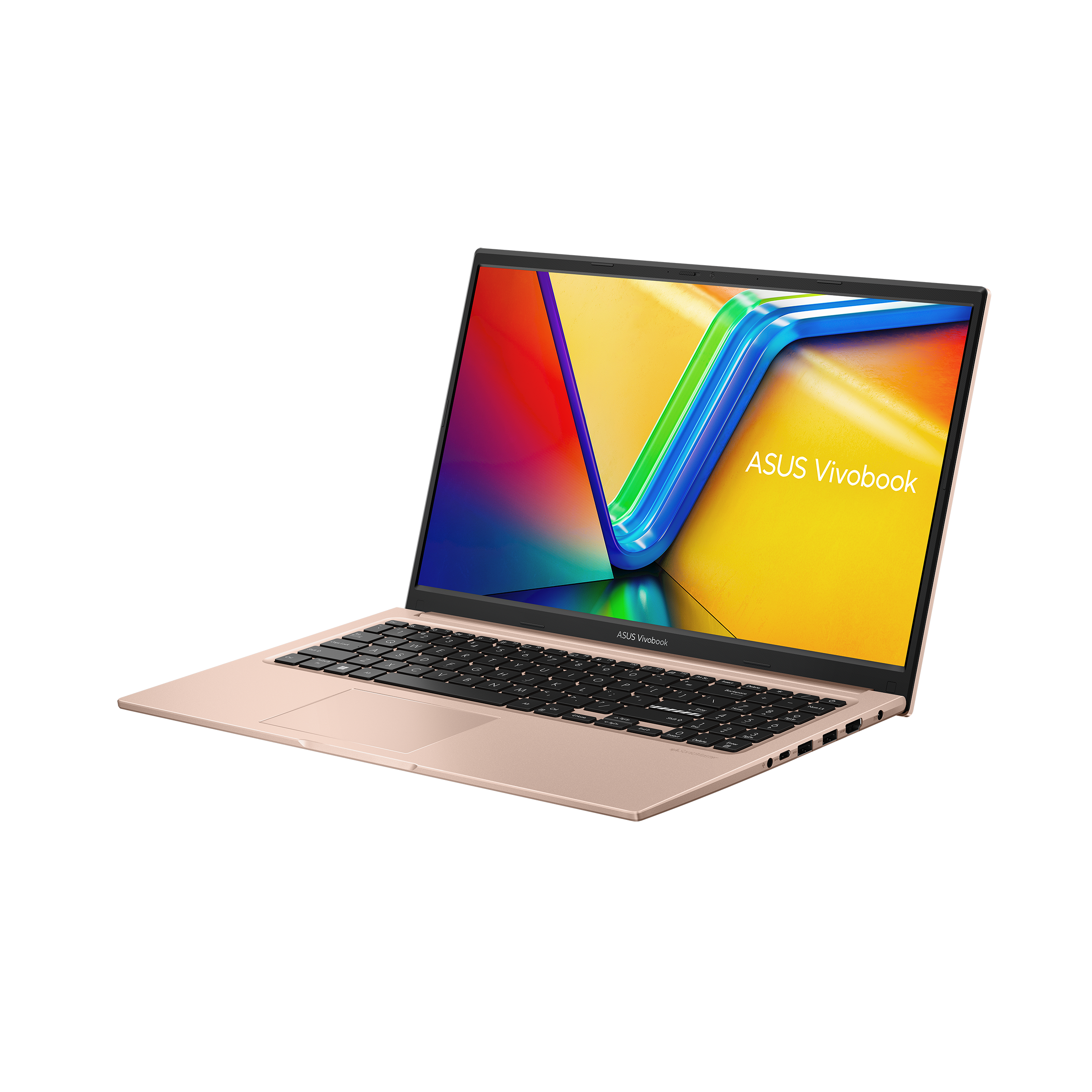 מחשב נייד Asus VivoBook 15 X1504VA-BQ130W - Core i7-1355U 1TB SSD 16GB RAM Windows 11 - צבע ורוד זהב שנה אחריות ע