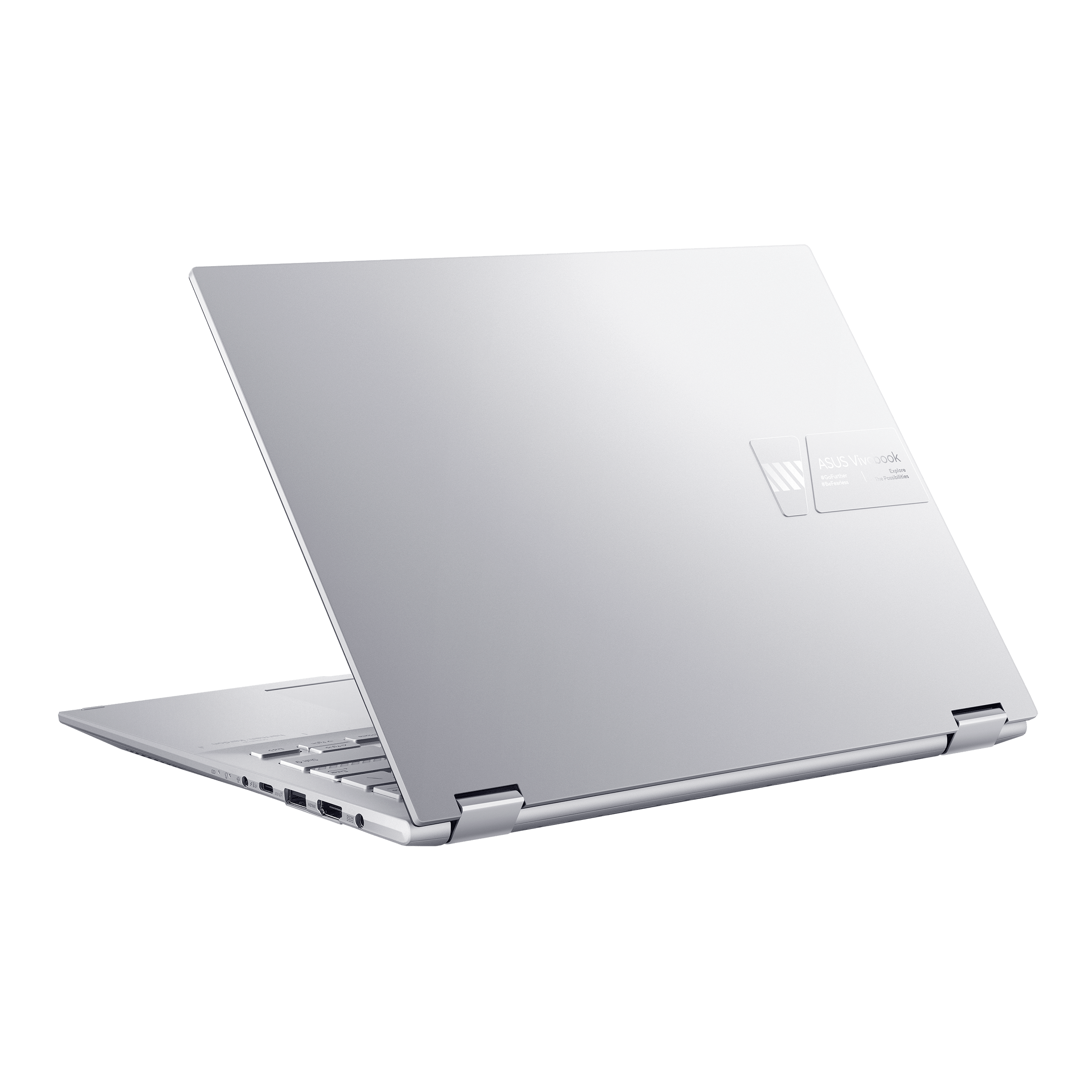 מחשב נייד עם מסך מגע Asus Vivobook S 14 Flip TP3402VA-LZ274W - Core i5-1335U 512GB SSD 16GB RAM Windows 11 - צבע כסוף שנה אחריות ע