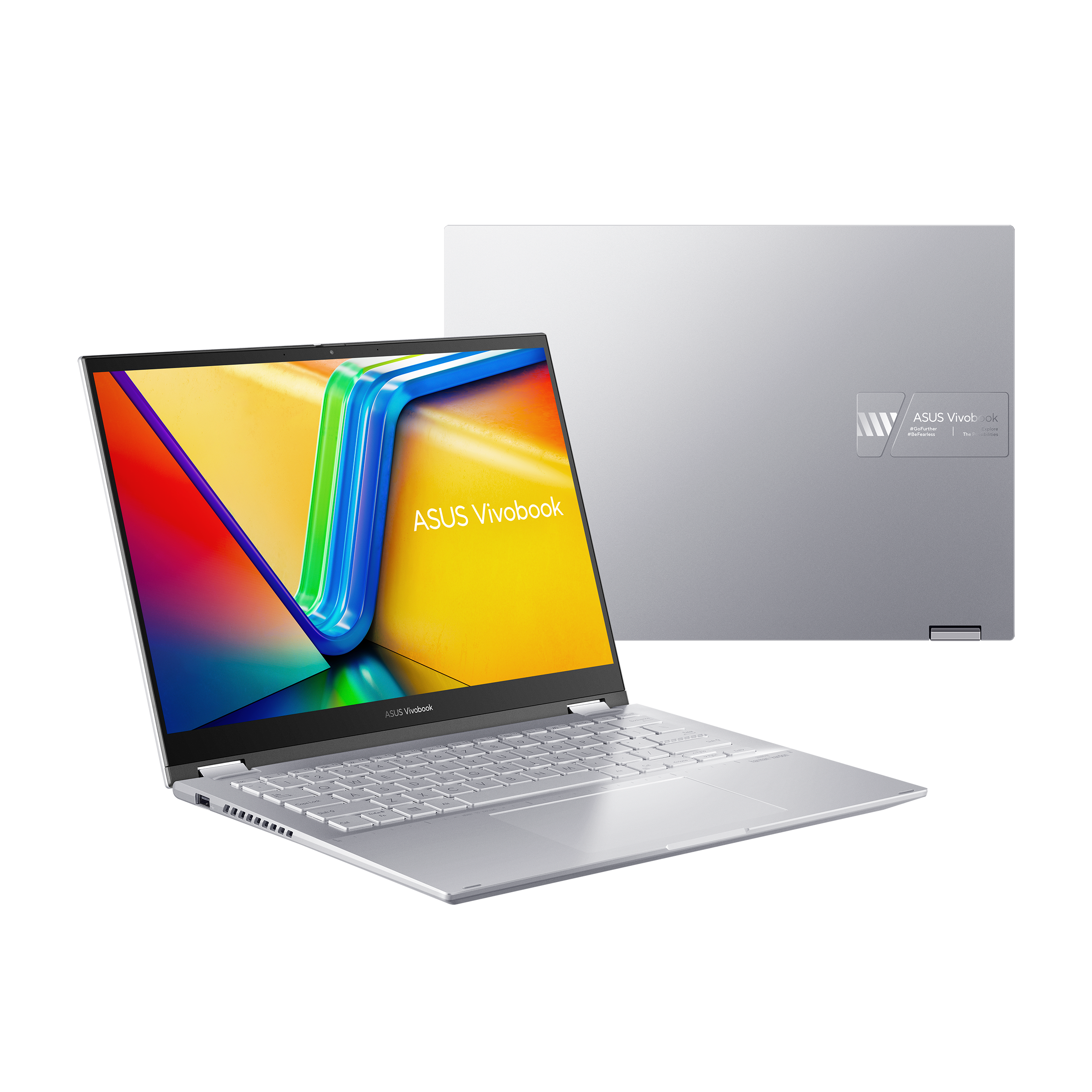 מחשב נייד עם מסך מגע Asus Vivobook S 14 Flip TP3402VA-LZ274W - Core i5-1335U 512GB SSD 16GB RAM Windows 11 - צבע כסוף שנה אחריות ע