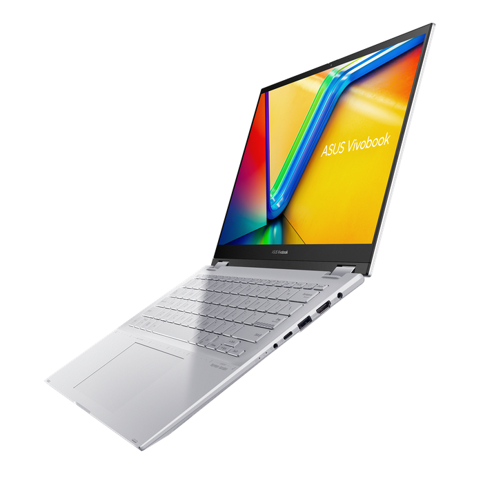 מחשב נייד עם מסך מגע Asus Vivobook S 14 Flip TP3402VA-LZ274W - Core i5-1335U 512GB SSD 16GB RAM Windows 11 - צבע כסוף שנה אחריות ע"י היבואן הרשמי