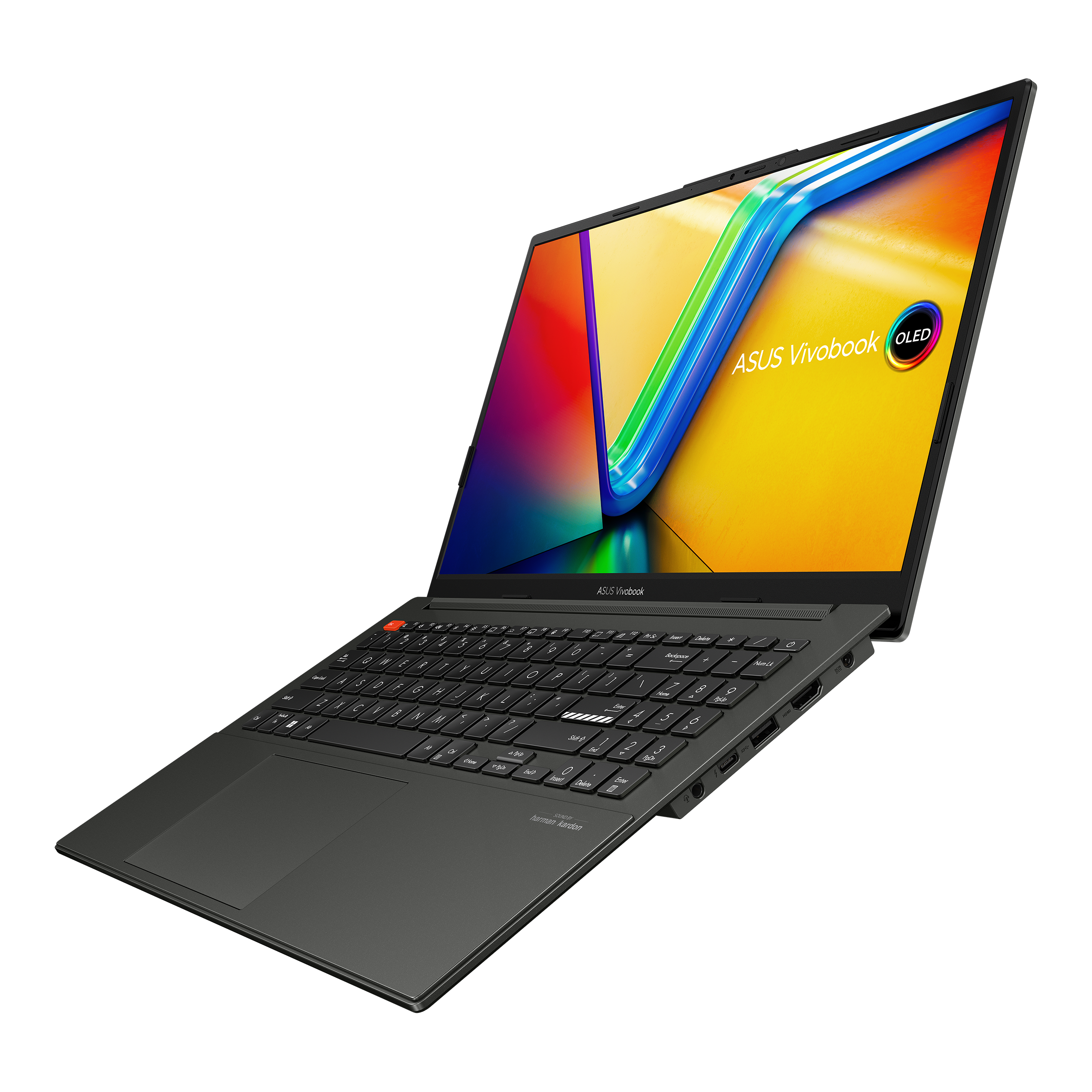מחשב נייד Asus Vivobook S 15 OLED K5504VA-MA220W - Core i5-13500H 512GB SSD 8GB RAM Windows 11 - צבע שחור שנה אחריות ע