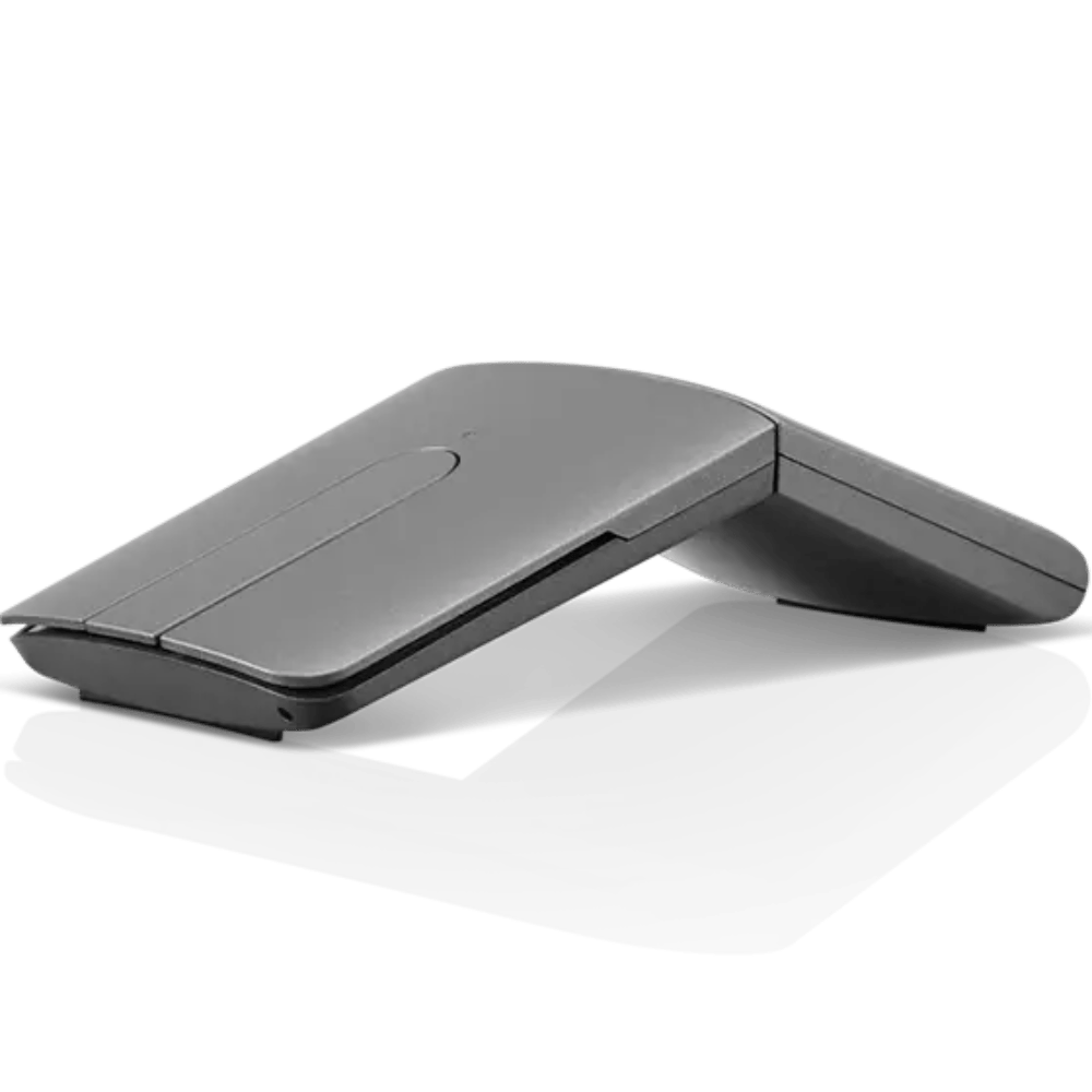 עכבר אלחוטי Lenovo Yoga - צבע אפור מתכתי שנה אחריות ע
