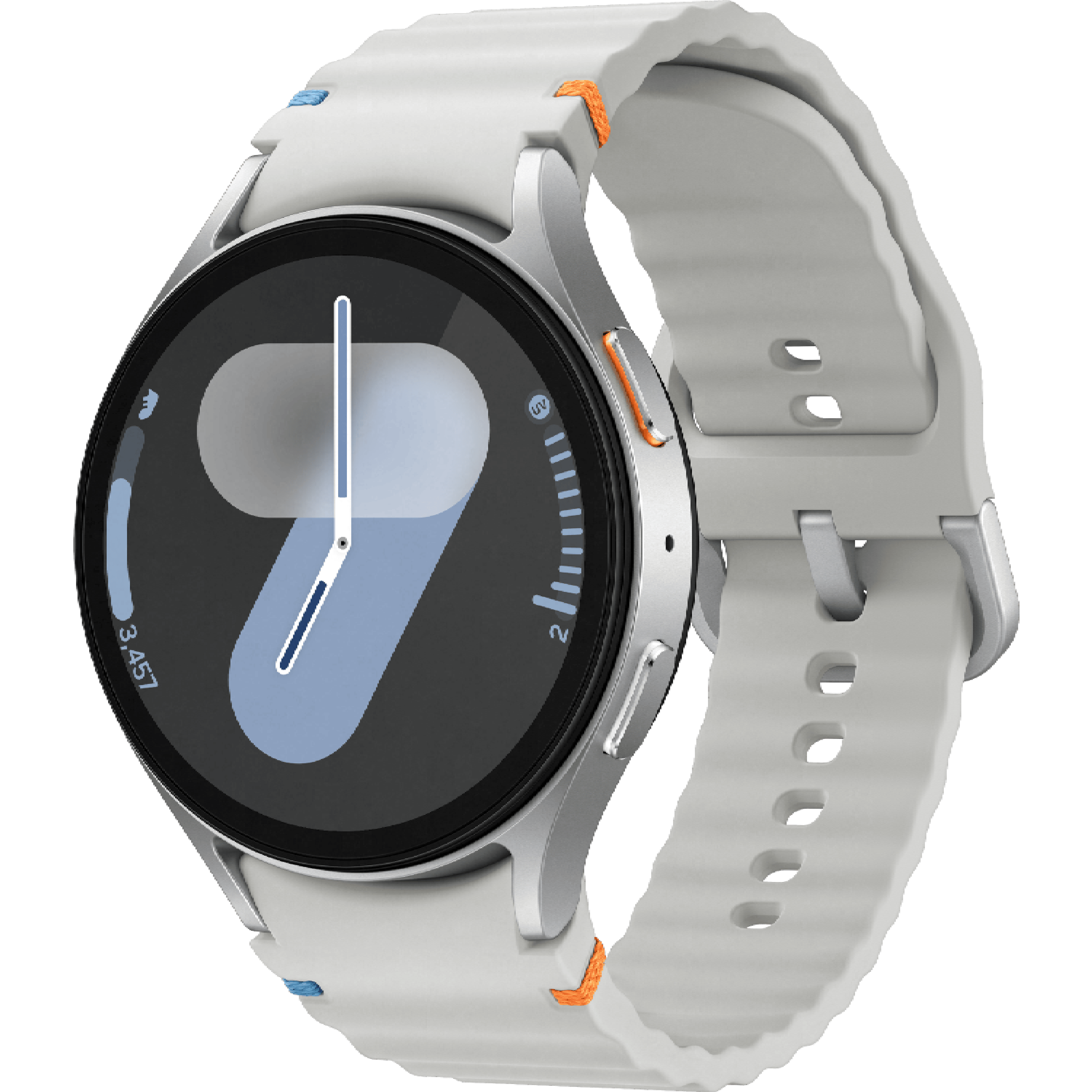 שעון חכם Samsung Galaxy Watch 7 SM-L315 44mm LTE IP68  - צבע כסוף שנה אחריות ע