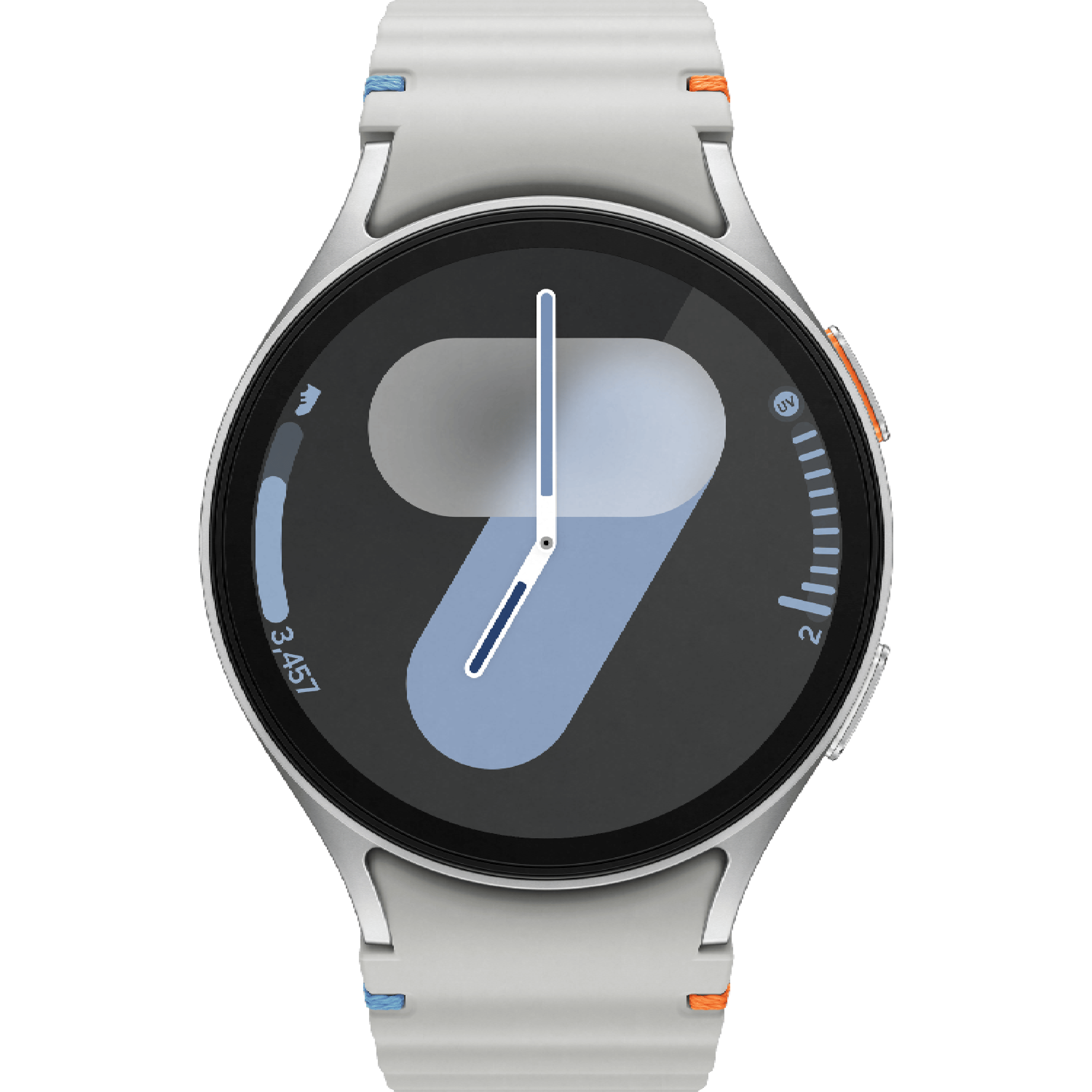 שעון חכם Samsung Galaxy Watch 7 SM-L315 44mm LTE IP68  - צבע כסוף שנה אחריות ע