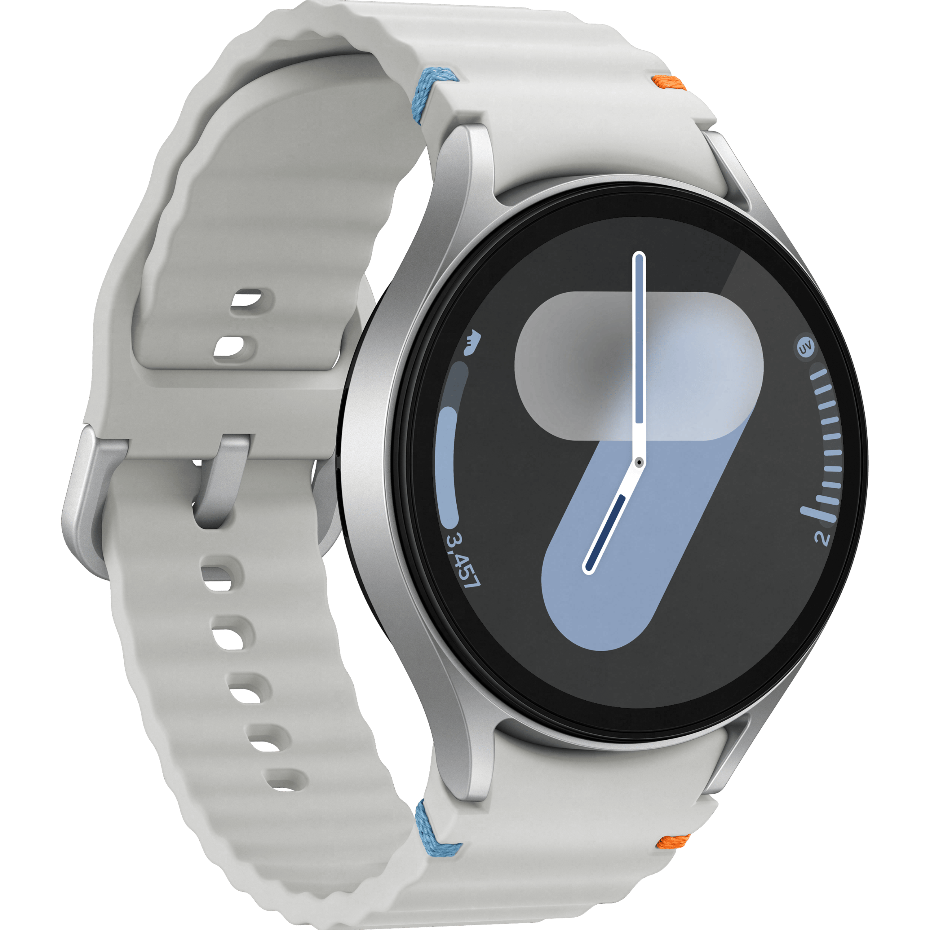 שעון חכם Samsung Galaxy Watch 7 SM-L315 44mm LTE IP68  - צבע כסוף שנה אחריות ע