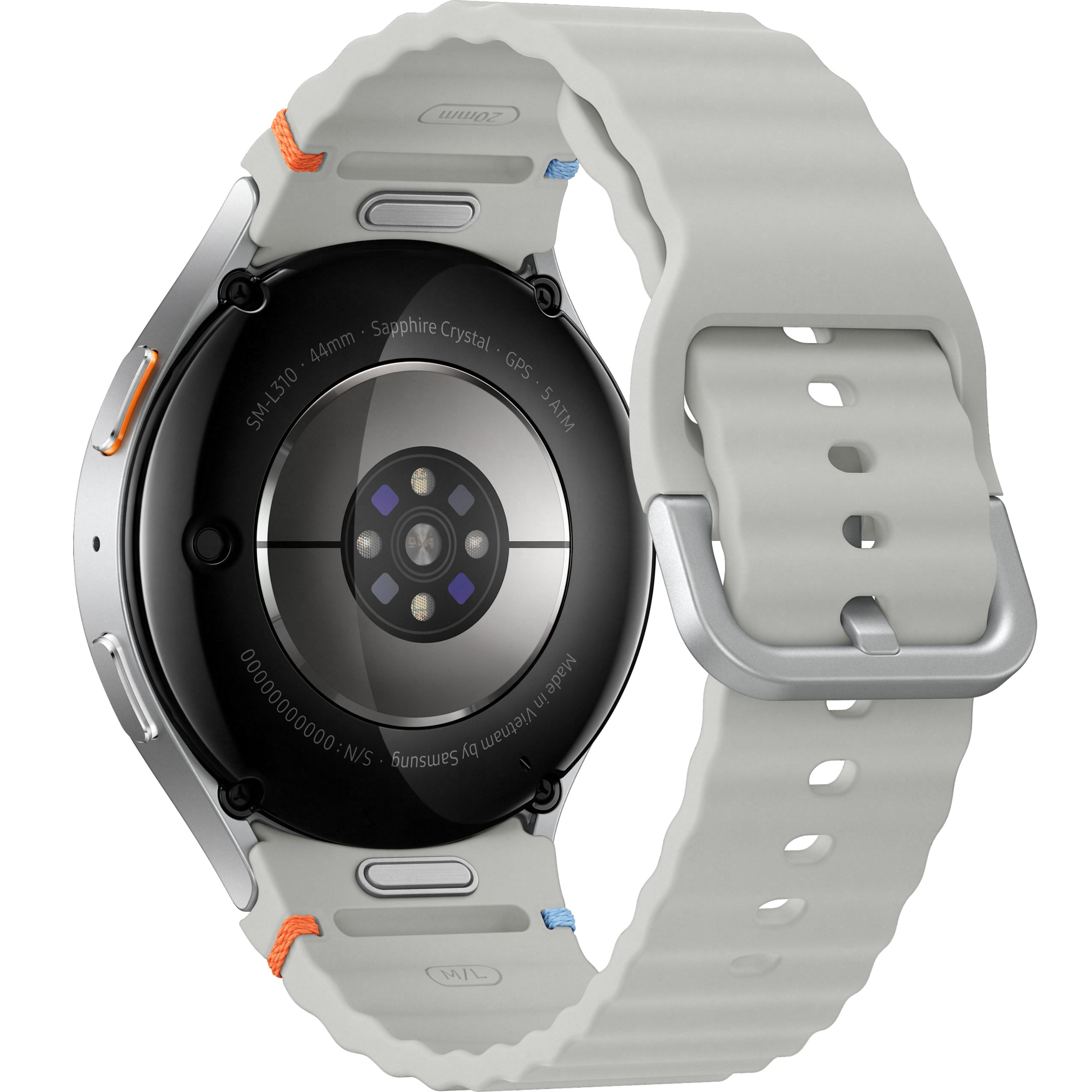 שעון חכם Samsung Galaxy Watch 7 SM-L315 44mm LTE IP68  - צבע כסוף שנה אחריות ע