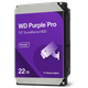 כונן קשיח פנימי WD Purple Pro Smart Video HDD 22TB WD221PURP - צבע סגול חמש שנות אחריות ע"י היבואן הרשמי