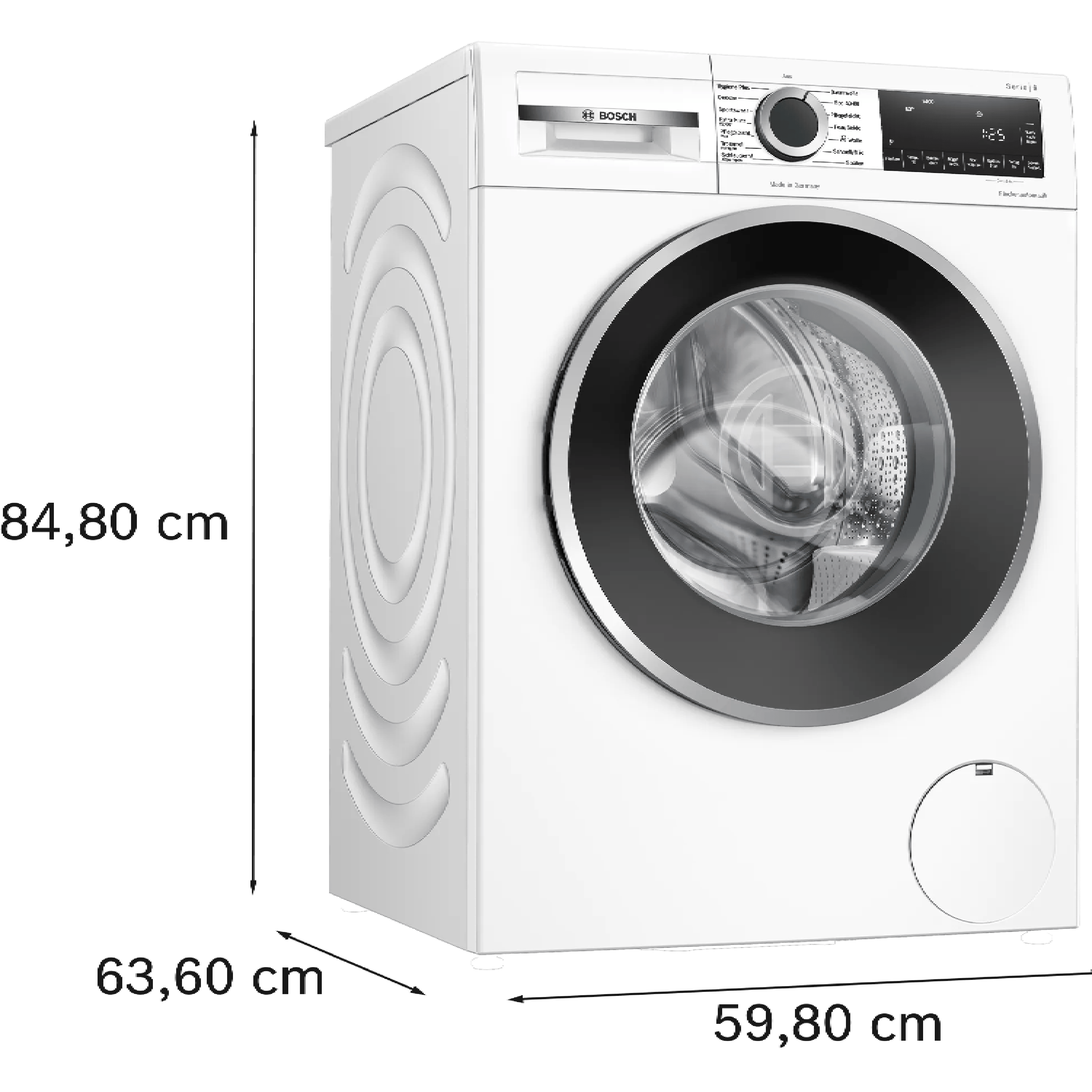מכונת כביסה פתח חזית 9 ק ג Bosch WGG244120 במהירות 1,400 סל ד תוצרת ...