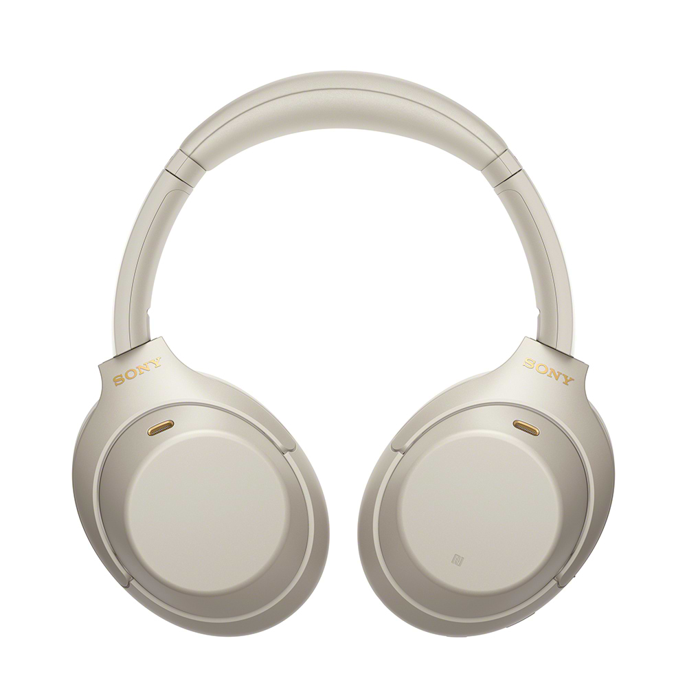 אוזניות אלחוטיות Sony WH-1000XM4 - צבע כסוף שנתיים אחריות ע