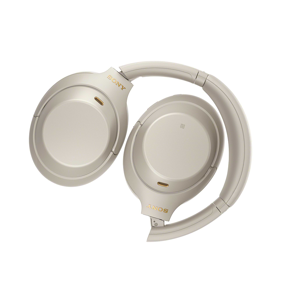 אוזניות אלחוטיות Sony WH-1000XM4 - צבע כסוף שנתיים אחריות ע