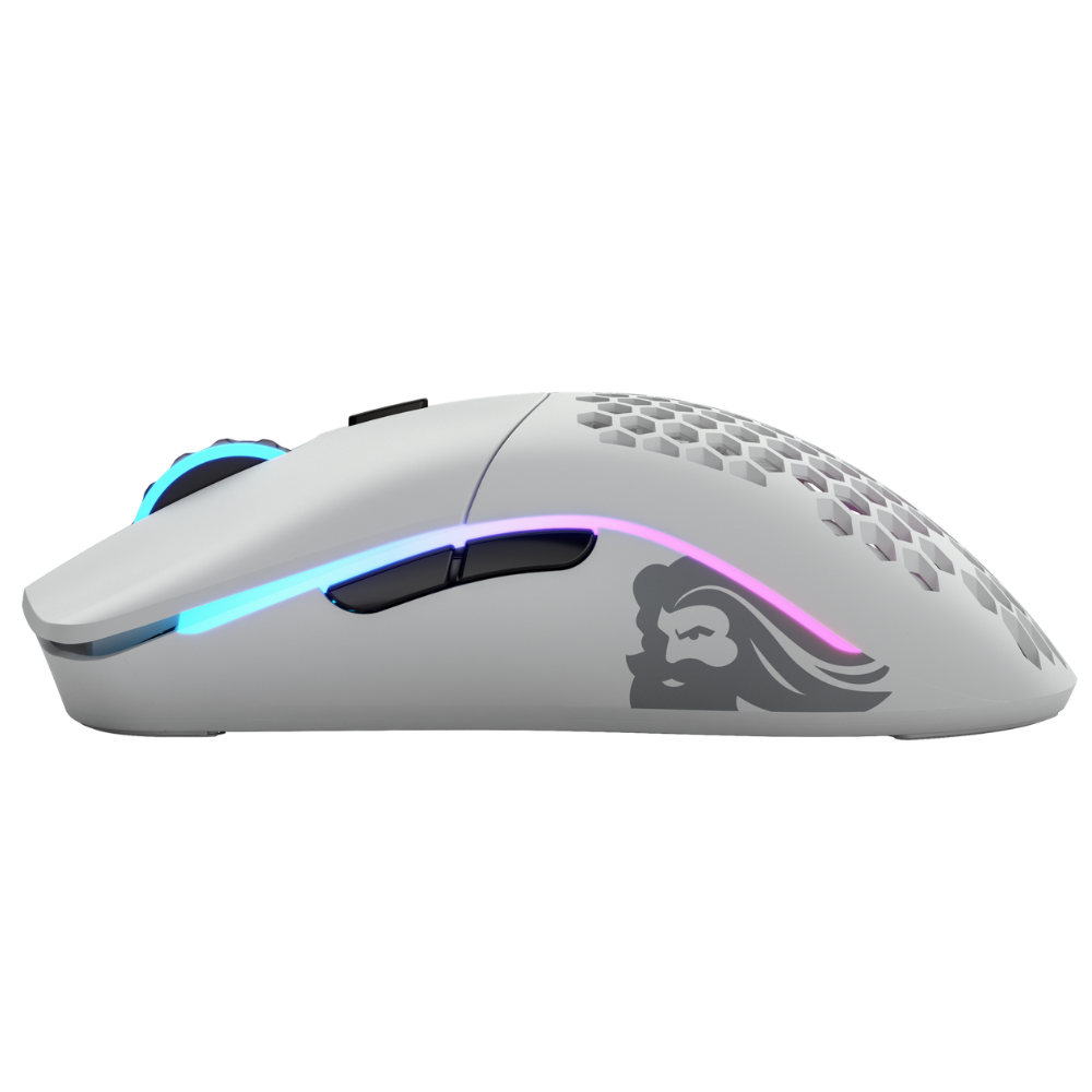 עכבר גיימינג אלחוטי Glorious Model O Minus  - צבע לבן שנתיים אחריות ע