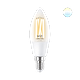 נורת לד חכמה מבית Wiz Wi-Fi BLE 40W CL 1PF/6 - צבע לבן שנתיים אחריות ע
