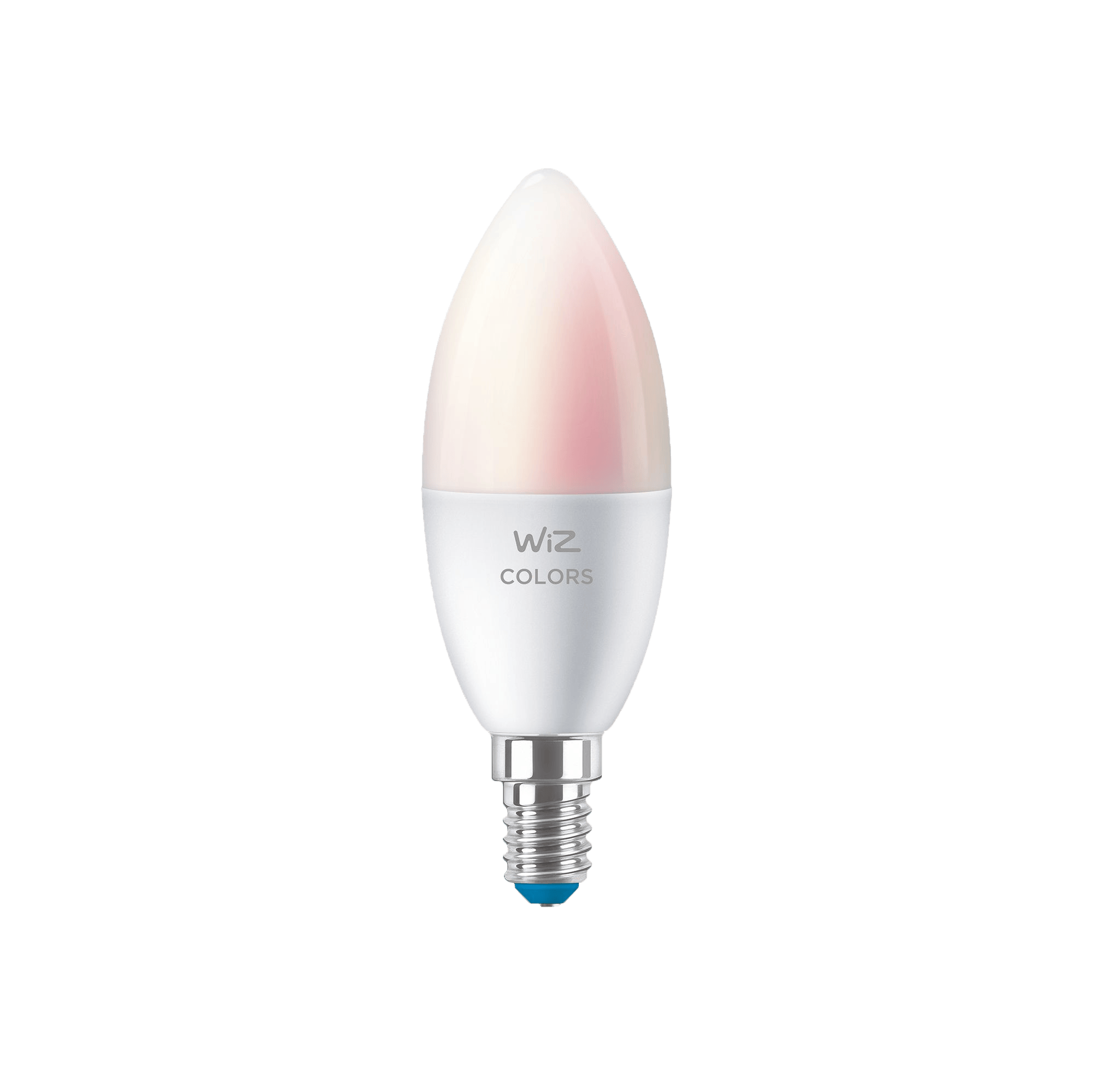זוג נורות נר חכמות Wiz Wi-Fi BLE 40W RGB 2PF/6 - צבע לבן שנתיים אחריות ע