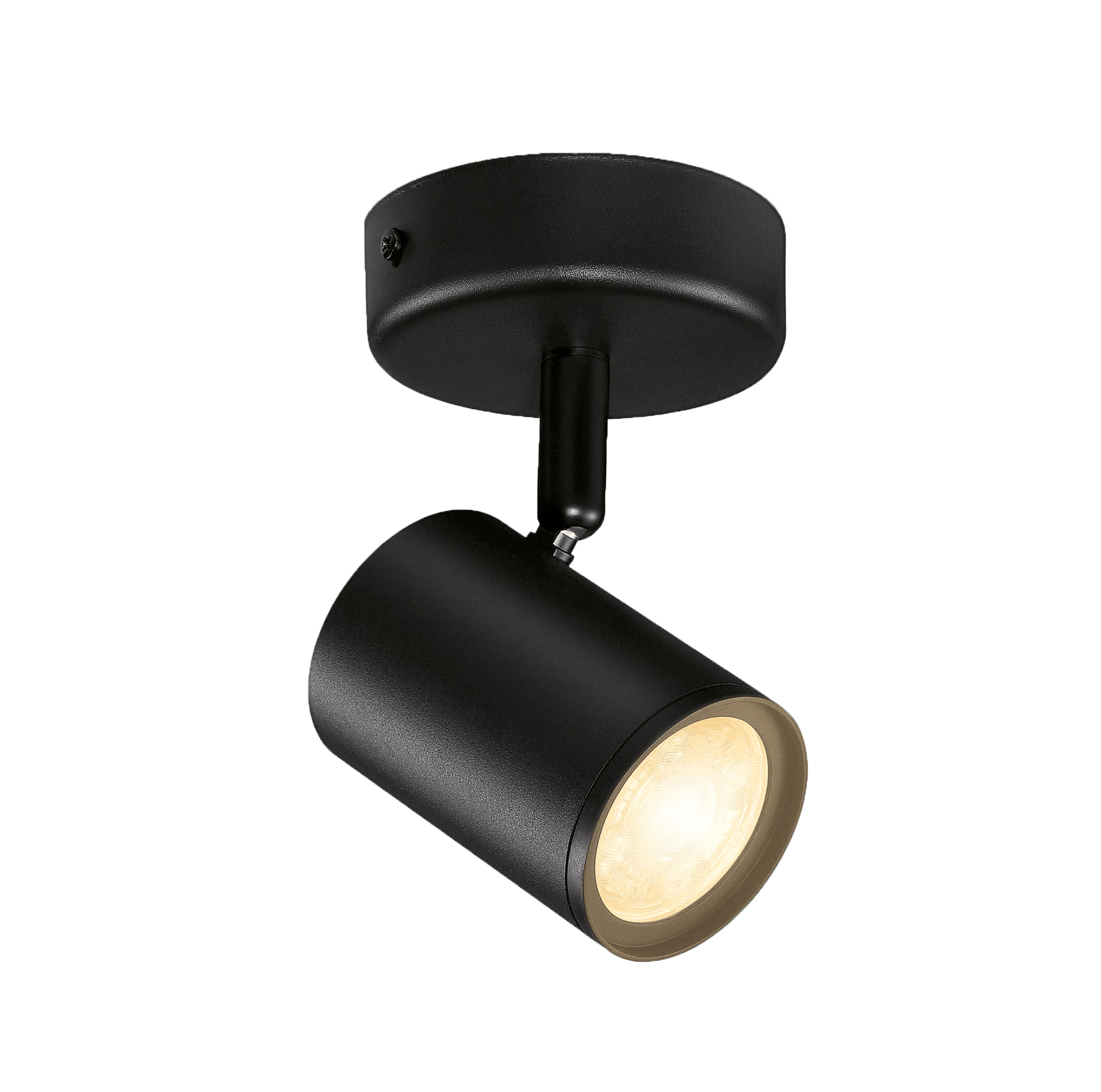 גוף תאורה חכם Wiz IMAGEO WiZ Spots 1x5W B TW - צבע שחור שנתיים אחריות ע