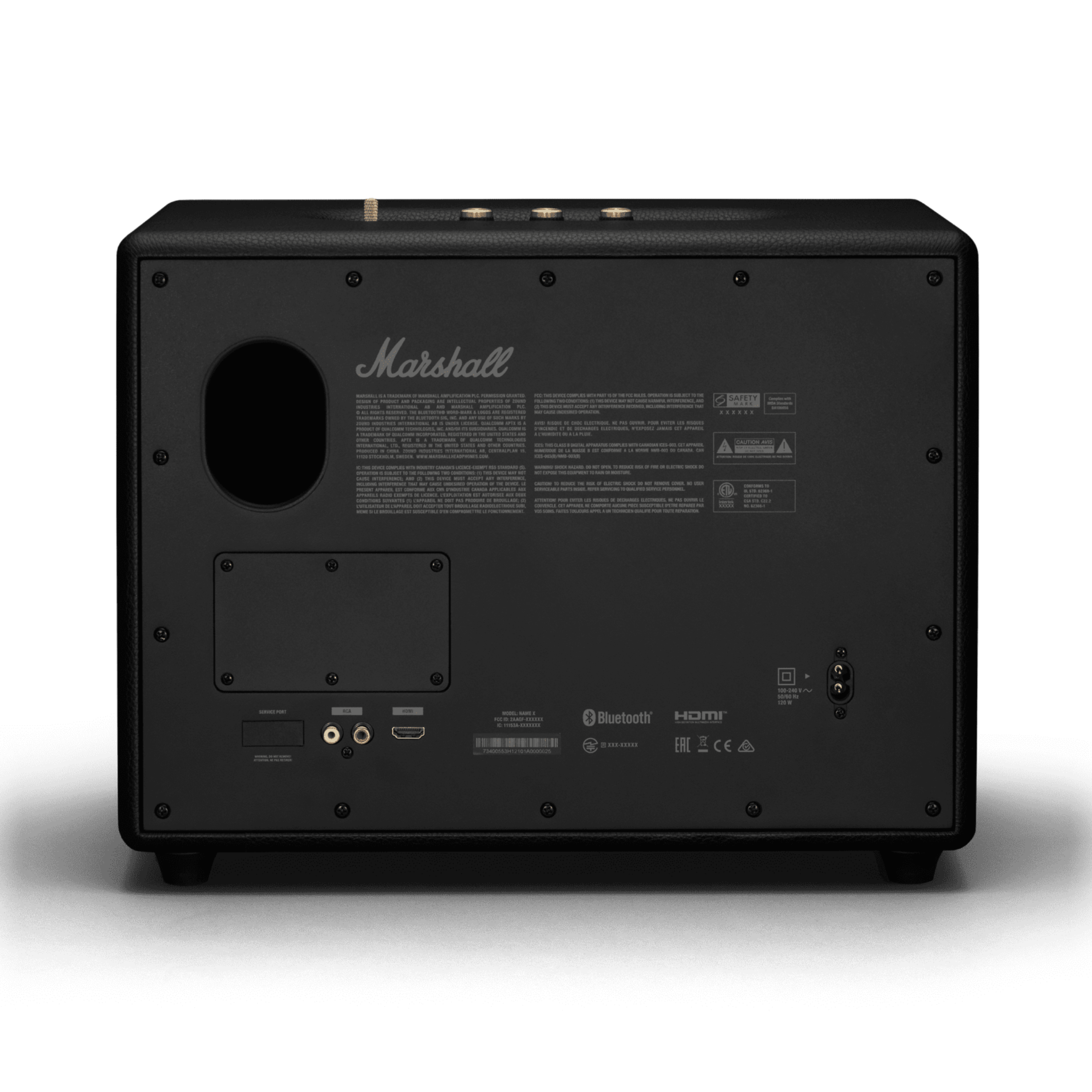רמקול אלחוטי Marshall Woburn III Bluetooth - צבע שחור שנה אחריות ע