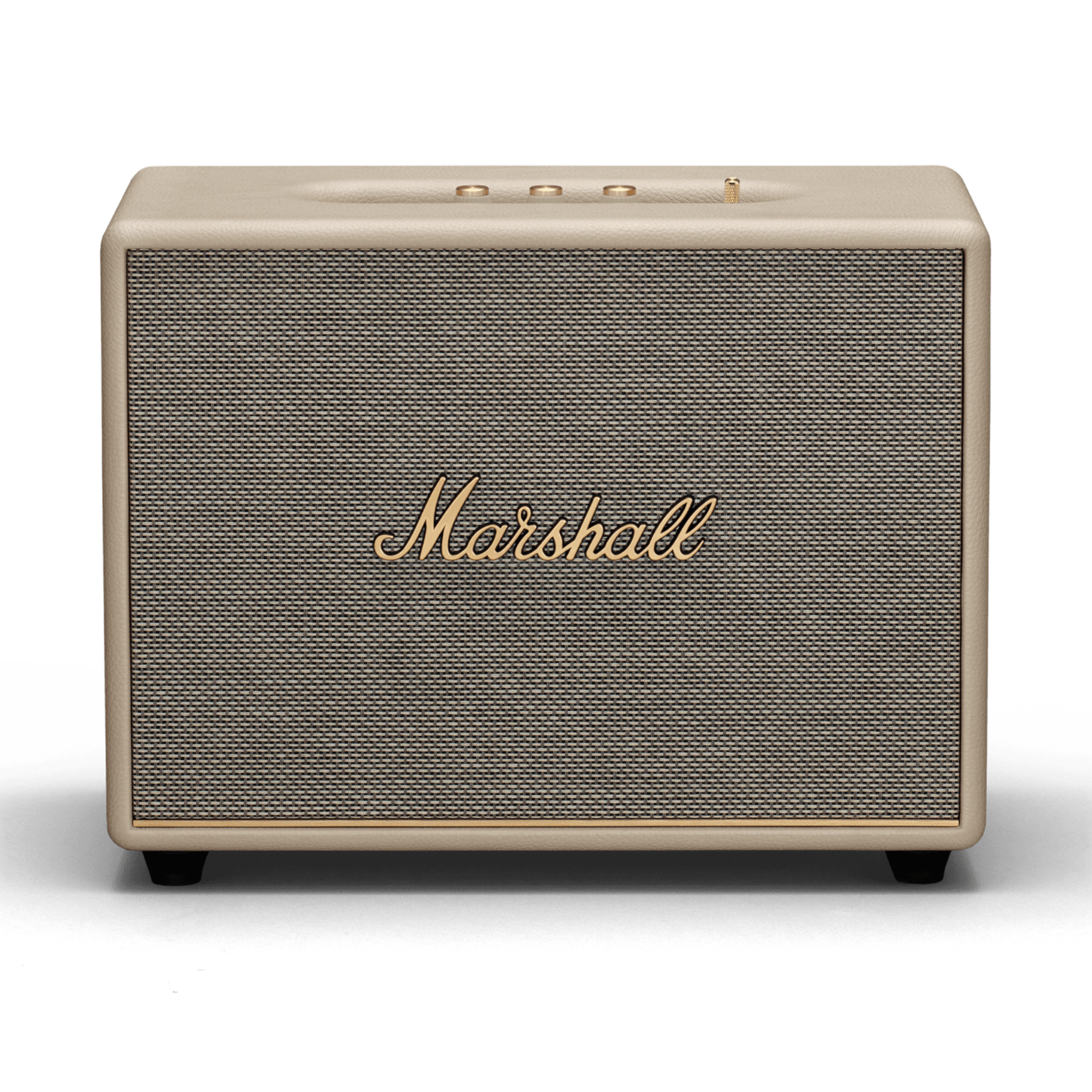 רמקול אלחוטי Marshall Woburn III Bluetooth - צבע קרם שנה אחריות ע