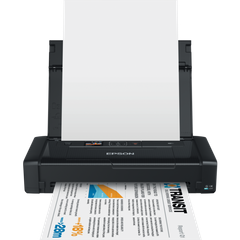 מדפסת אלחוטית Epson WorkForce WF-100 - צבע שחור שלוש שנות אחריות ע"י היבואן הרשמי