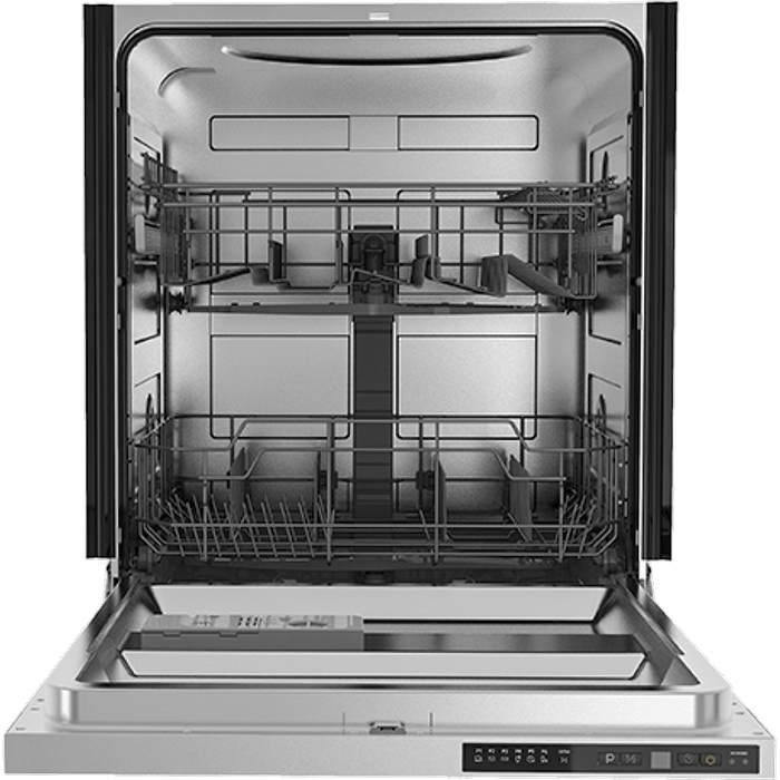 מדיח כלים אינטגרלי Midea WQP12-5315A-S/6467 - גימור נירוסטה 3 שנות אחריות עי היבואן הרשמי