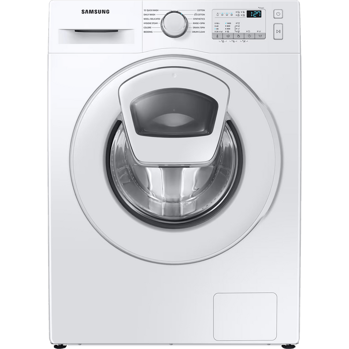 מכונת כביסה פתח חזית 9 קג Samsung WW9ST4543TW במהירות 1400 סלד - צבע לבן אחריות עי סמסונג ישראל