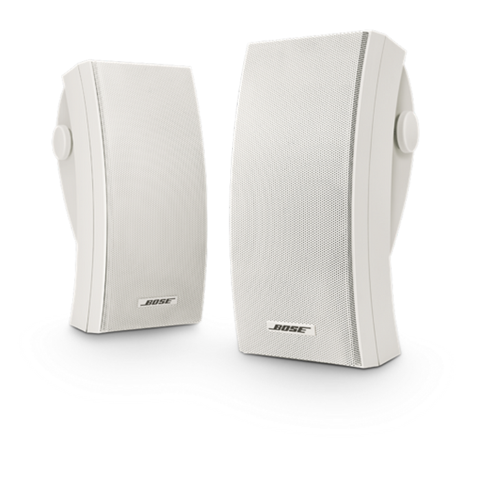 זוג רמקולים סטריאו חיצוניים Bose 251 - צבע לבן שנה אחריות עי היבואן הרשמי