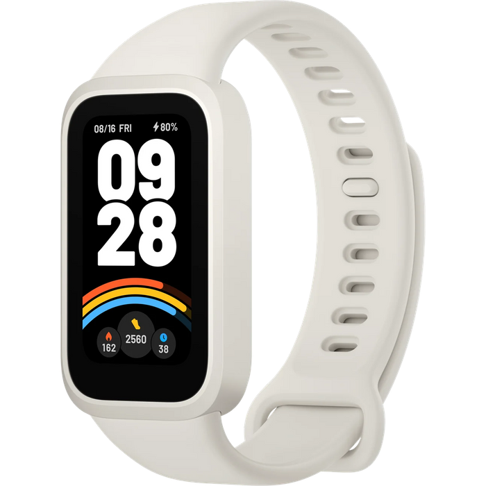 צמיד כושר חכם Xiaomi Smart Band 9 Active - צבע לבן שנה אחריות עי המילטון היבואן הרשמי